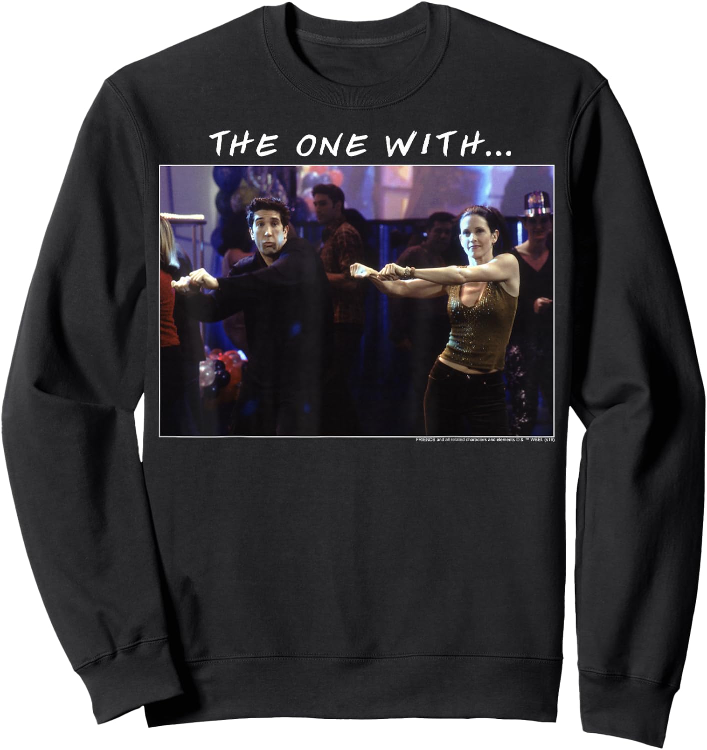 Friends The One With Ross & Monica Dancing Sweatshirt - Sweatshirt | Black