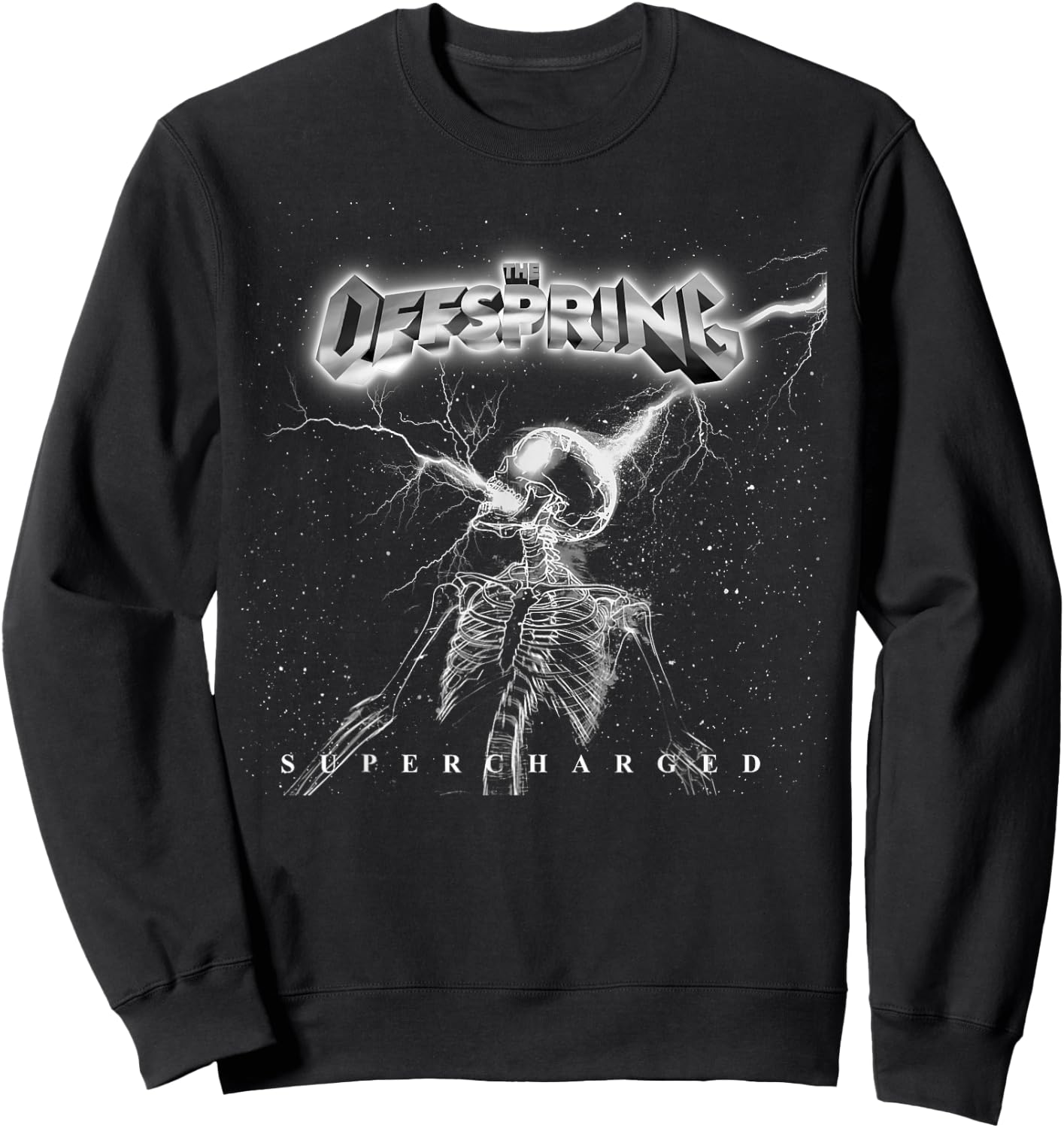 The Offspring Logo (Silver) Sweatshirt - Sweatshirt | Black