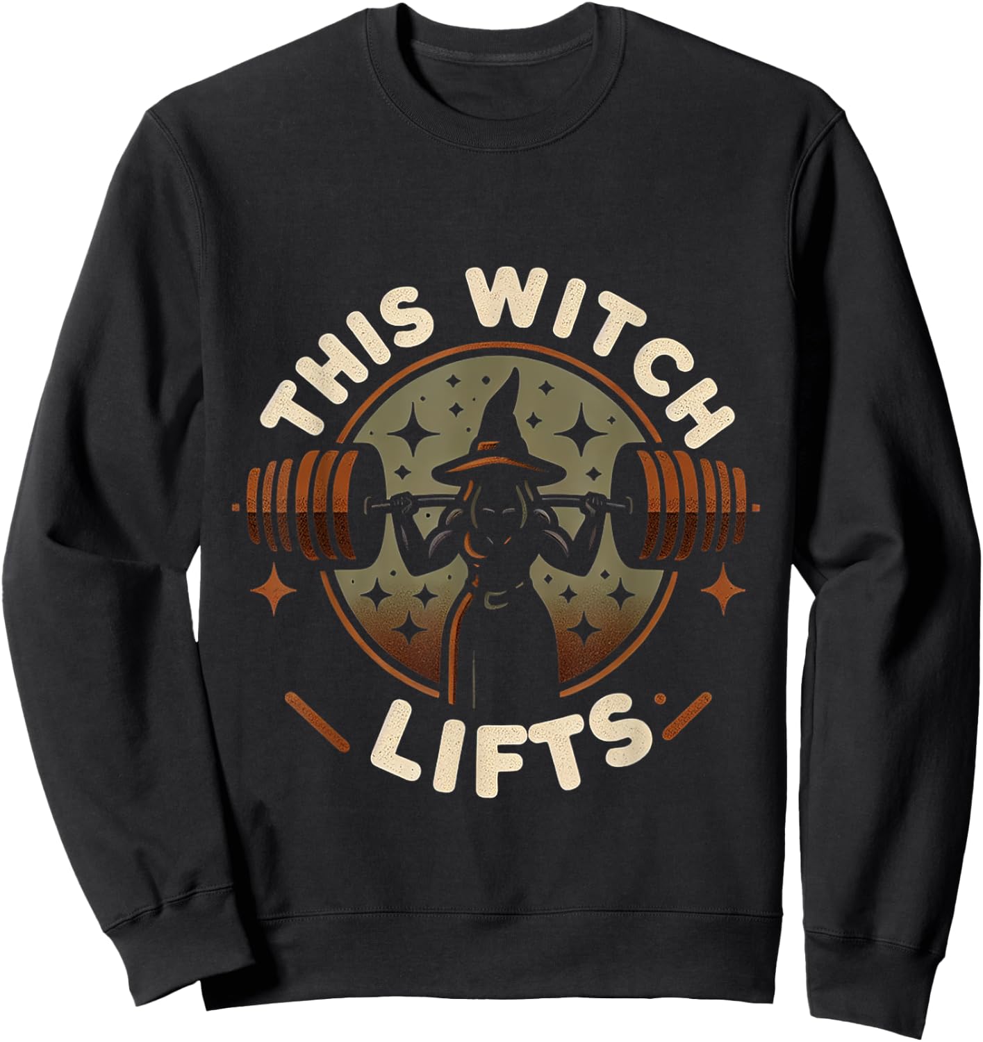 This Witch Lifts Sweatshirt - Sweatshirt | Black