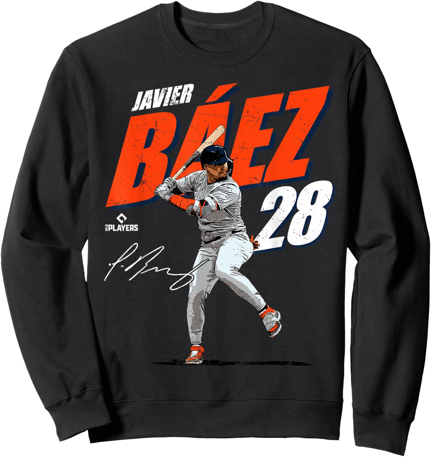 Javier Baez | Detroit Baseball Players | MLBJBZ3001 Sweatshirt - Sweatshirt | Black