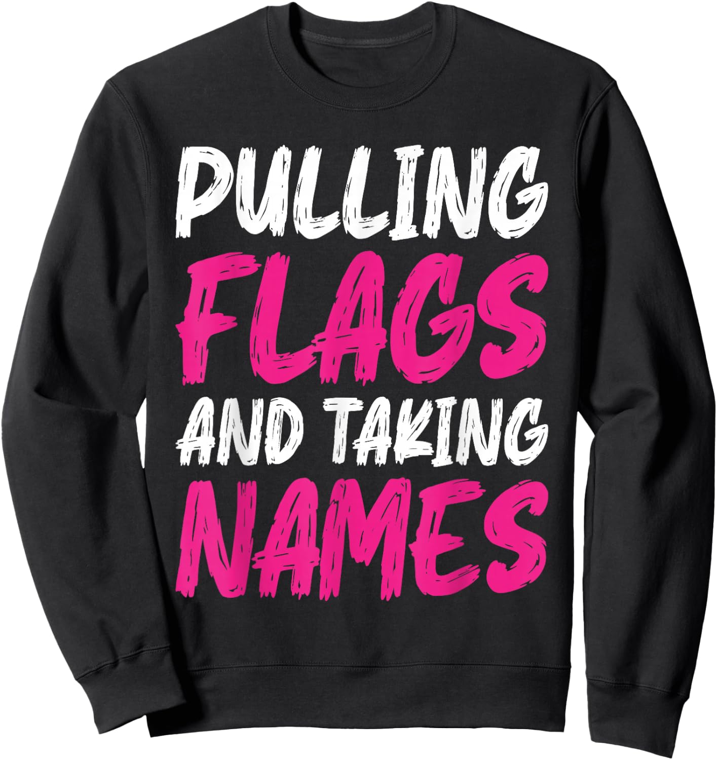 Flag Football Shirt and Girls Sweatshirt - Sweatshirt | Black