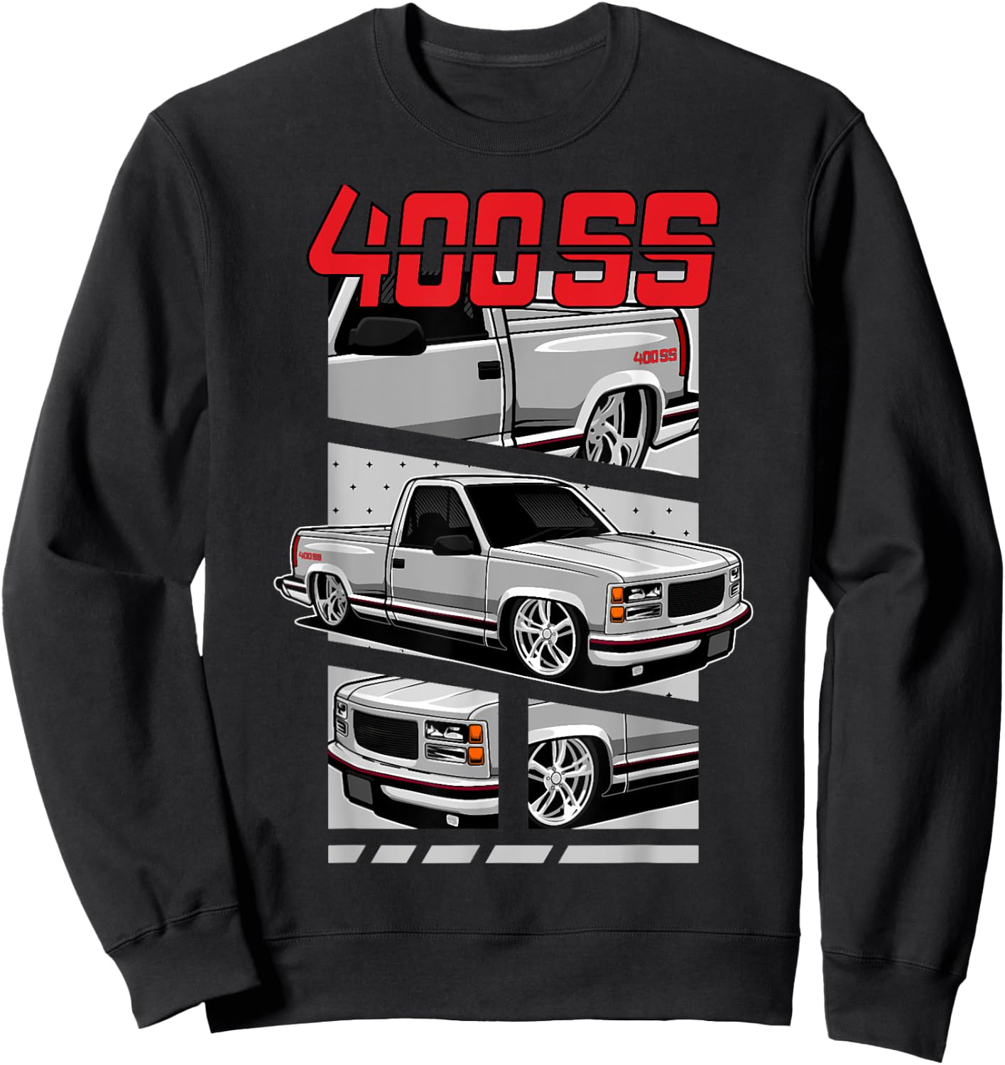 GMT800 1500 Truck 90S K1500 C1500 GMT400 Sweatshirt - Sweatshirt | Black