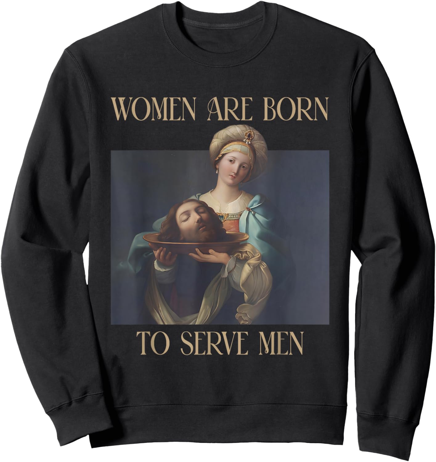 Born To Serve Men Funny Boss Girl Motivational Sweatshirt - Sweatshirt | Black