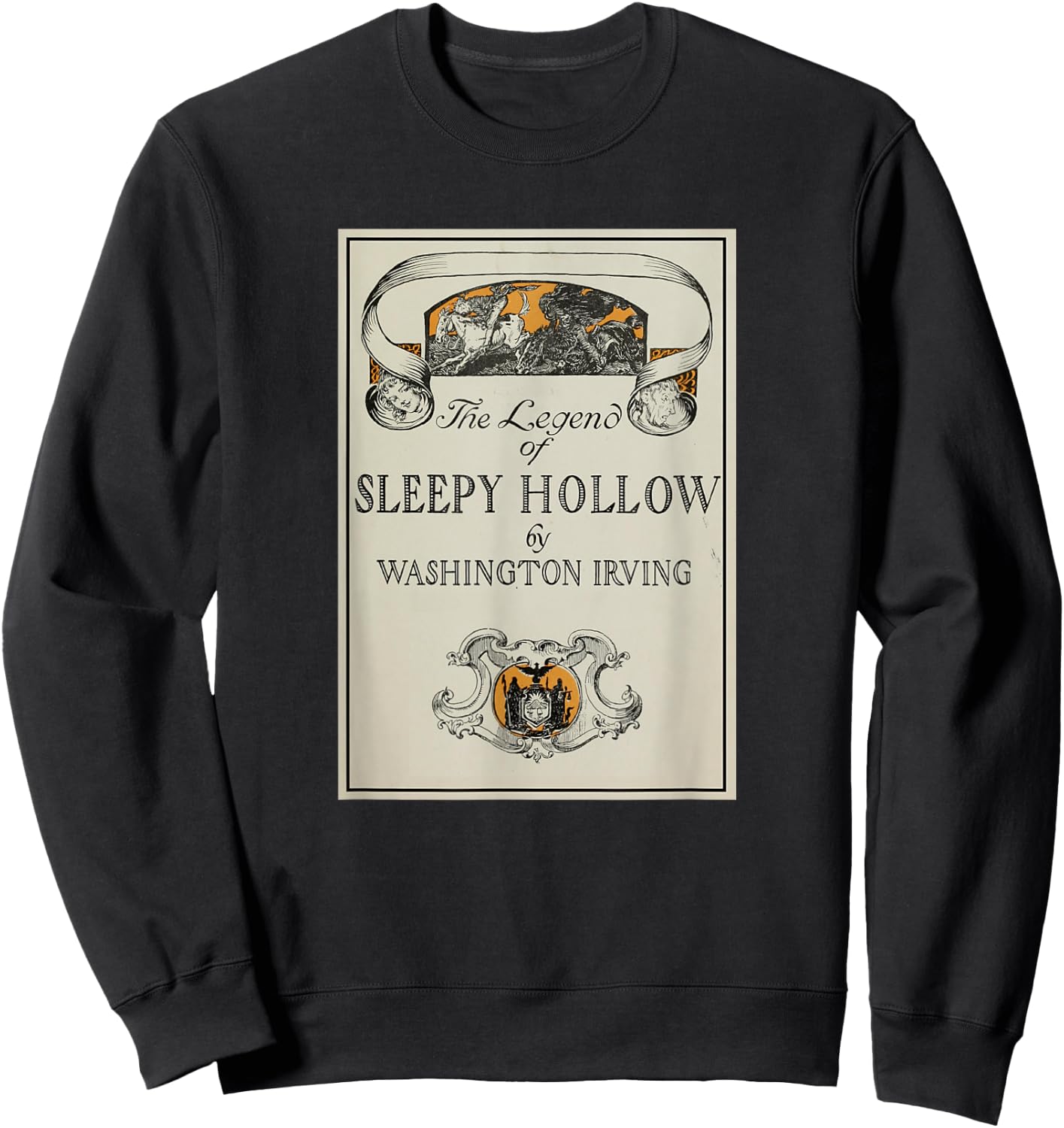 The Legend of Sleepy Hollow Title Page Sweatshirt - Sweatshirt | Black