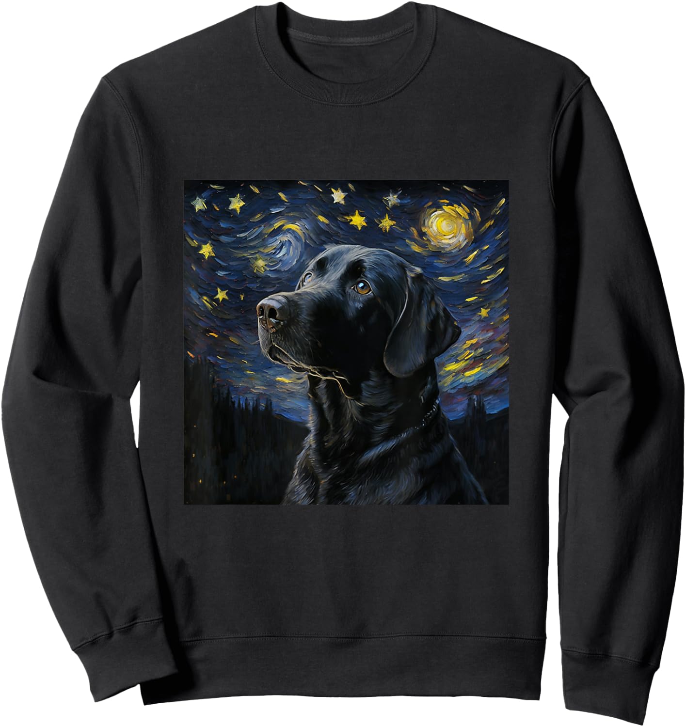 Cute Black Lab Black Labrador Retriever Puppy Dog Mom Animal Sweatshirt - Sweatshirt | Black
