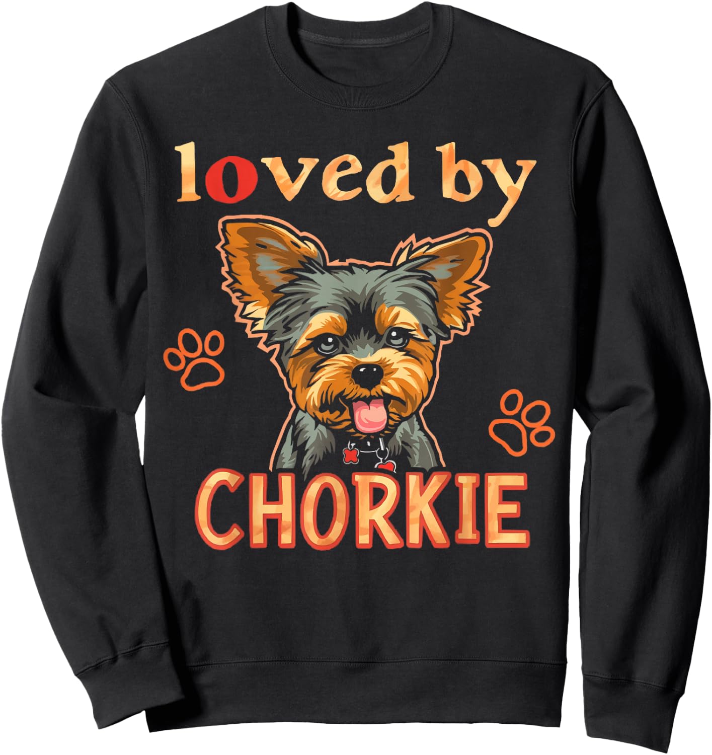 Chorkie Owner Dog Lover Puppy Chihuahua Yorkshire Terrier Men Women Sweatshirt - Sweatshirt | Black