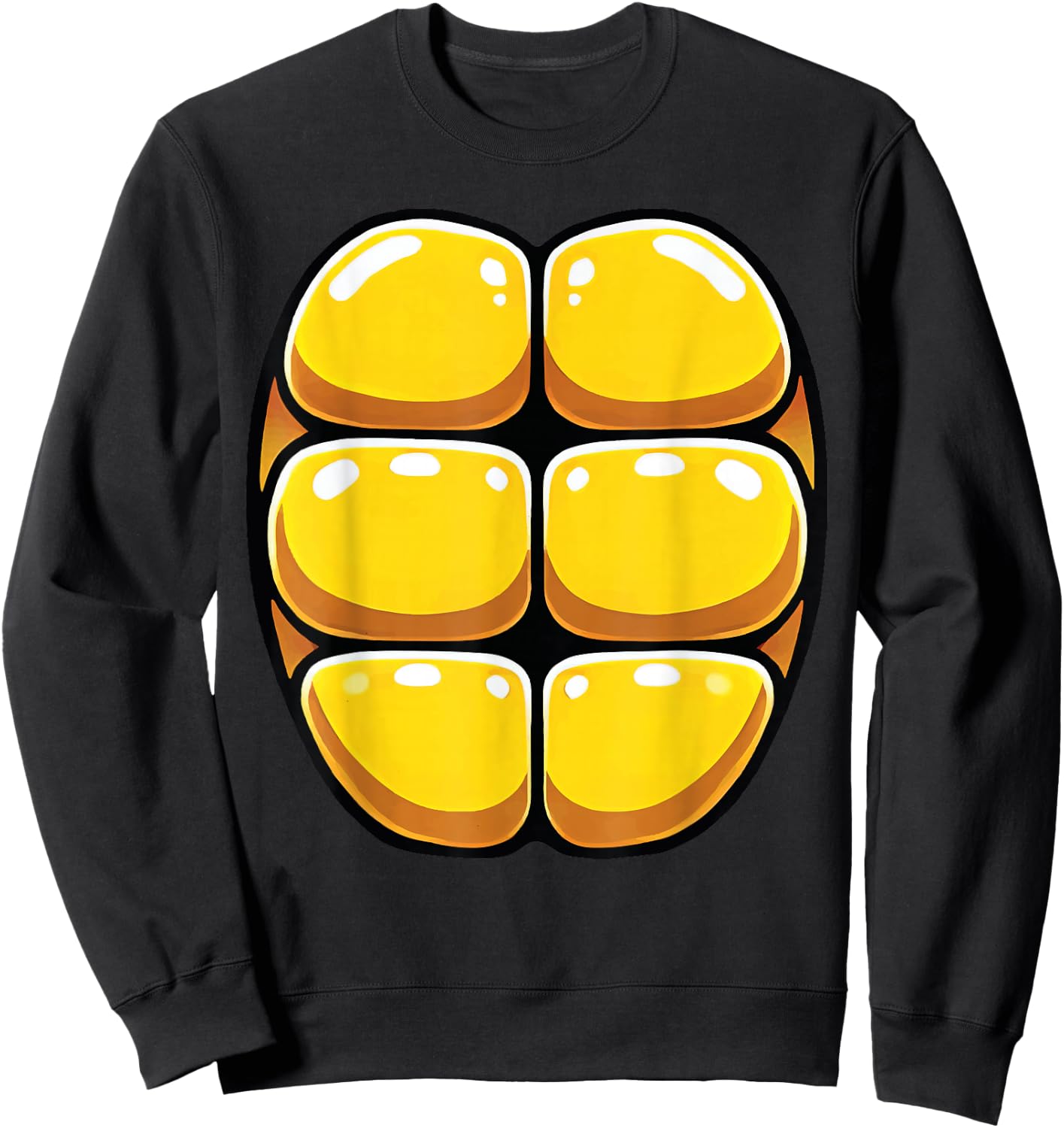 Turtle Costume Shirt DIY Adult Kids Funny Halloween Costume Sweatshirt - Sweatshirt | Black