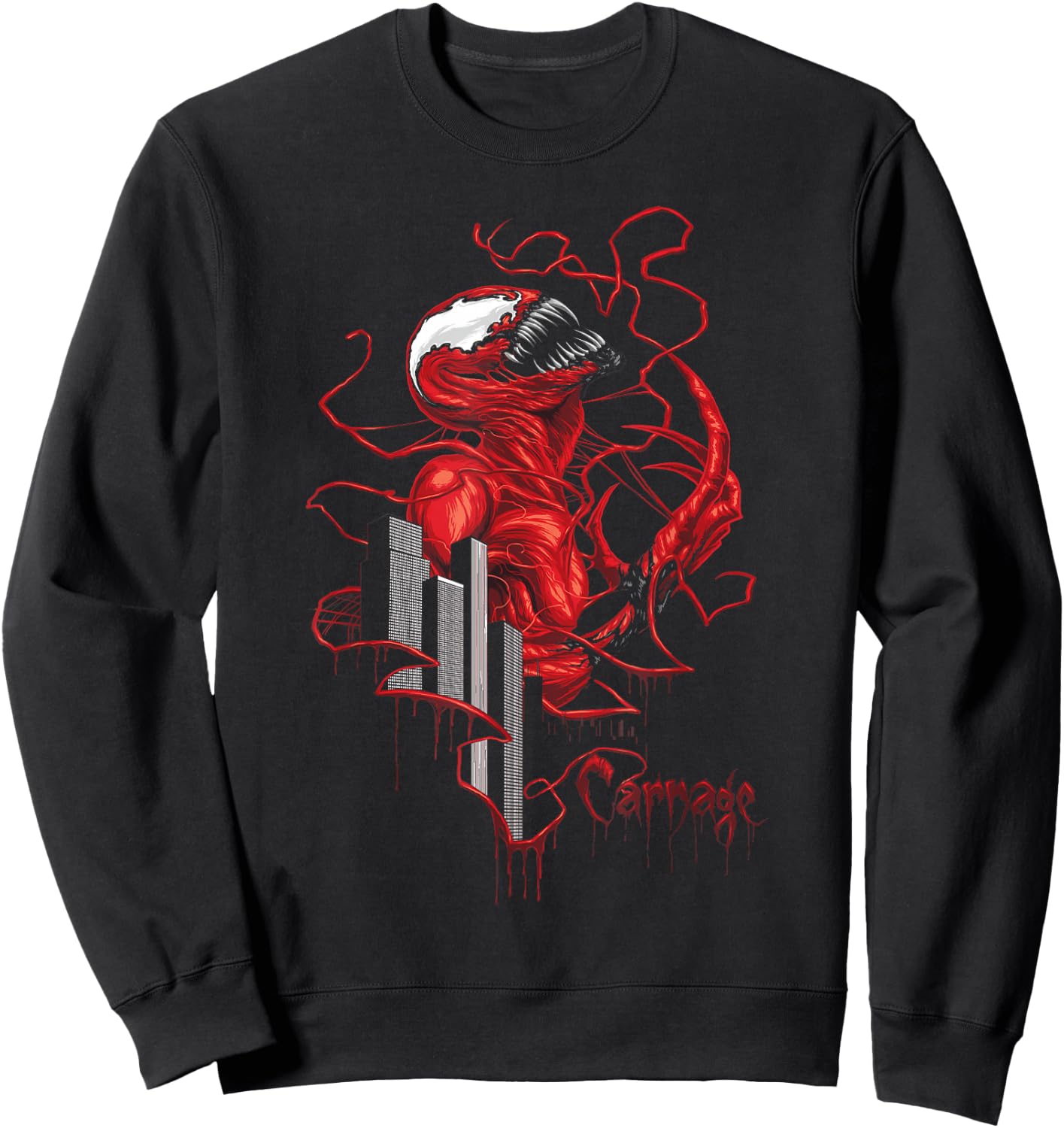 Marvel Comics Rise of Carnage Graphic Center Icon Sweatshirt - Sweatshirt | Black