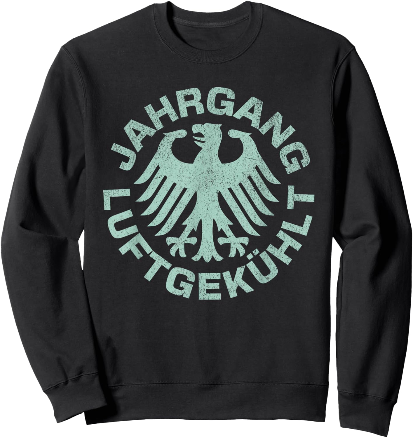 Classic Car "Vintage Air-Cooled" German Motorsport Racing Sweatshirt - Sweatshirt | Black