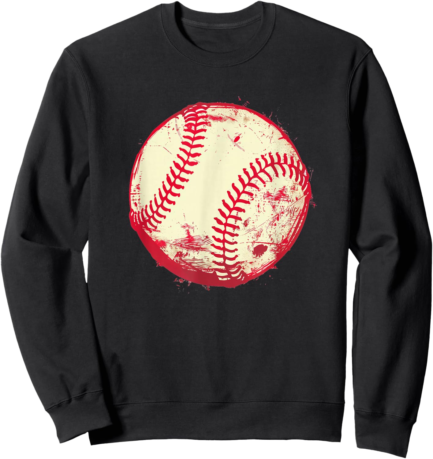 Baseball Player and Fan Sweatshirt - Sweatshirt | Black