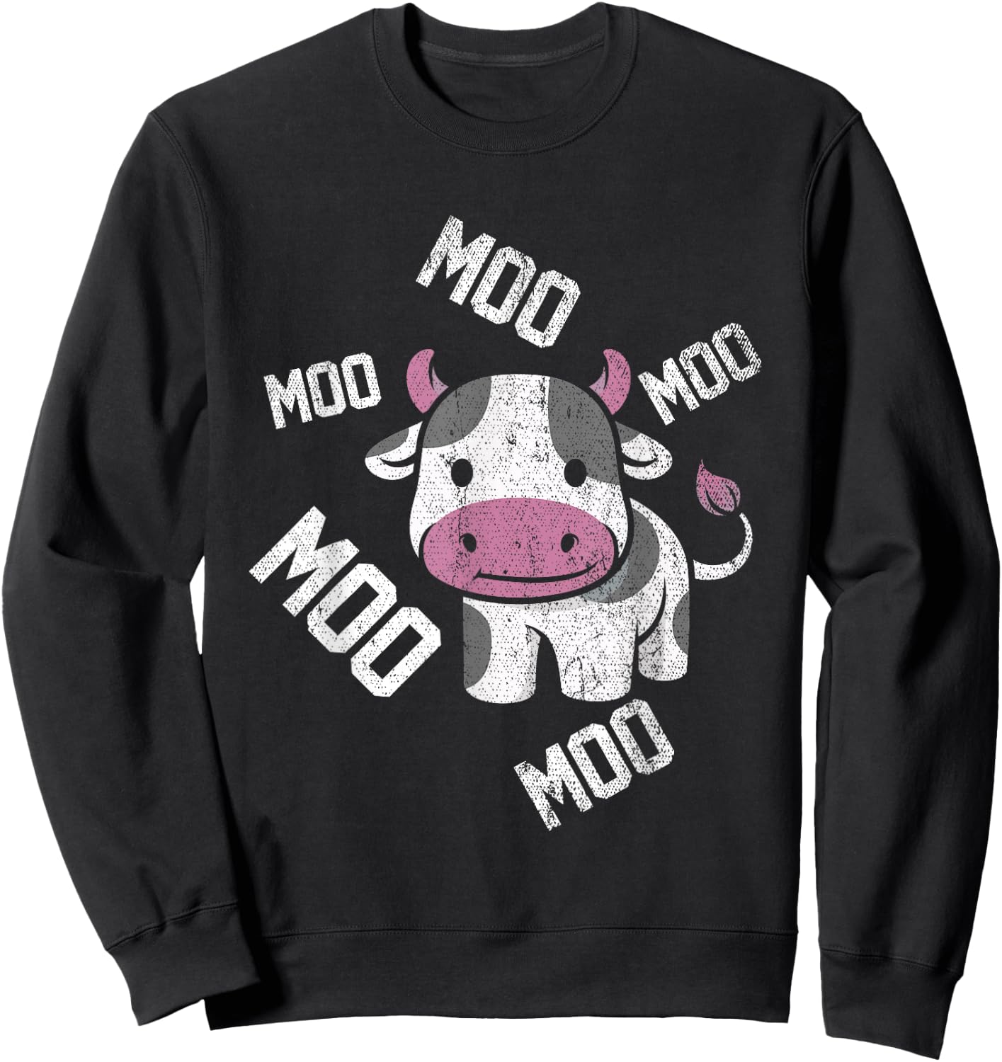 Moo Cow Sweatshirt - Sweatshirt | Black