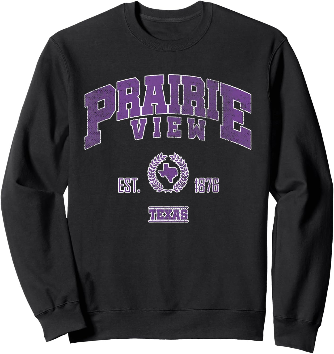 Apparel Prairie view Souvenirs - Texas TB02 | Prairie View TX | Vintage Throwback Sweatshirt - Sweatshirt | Black