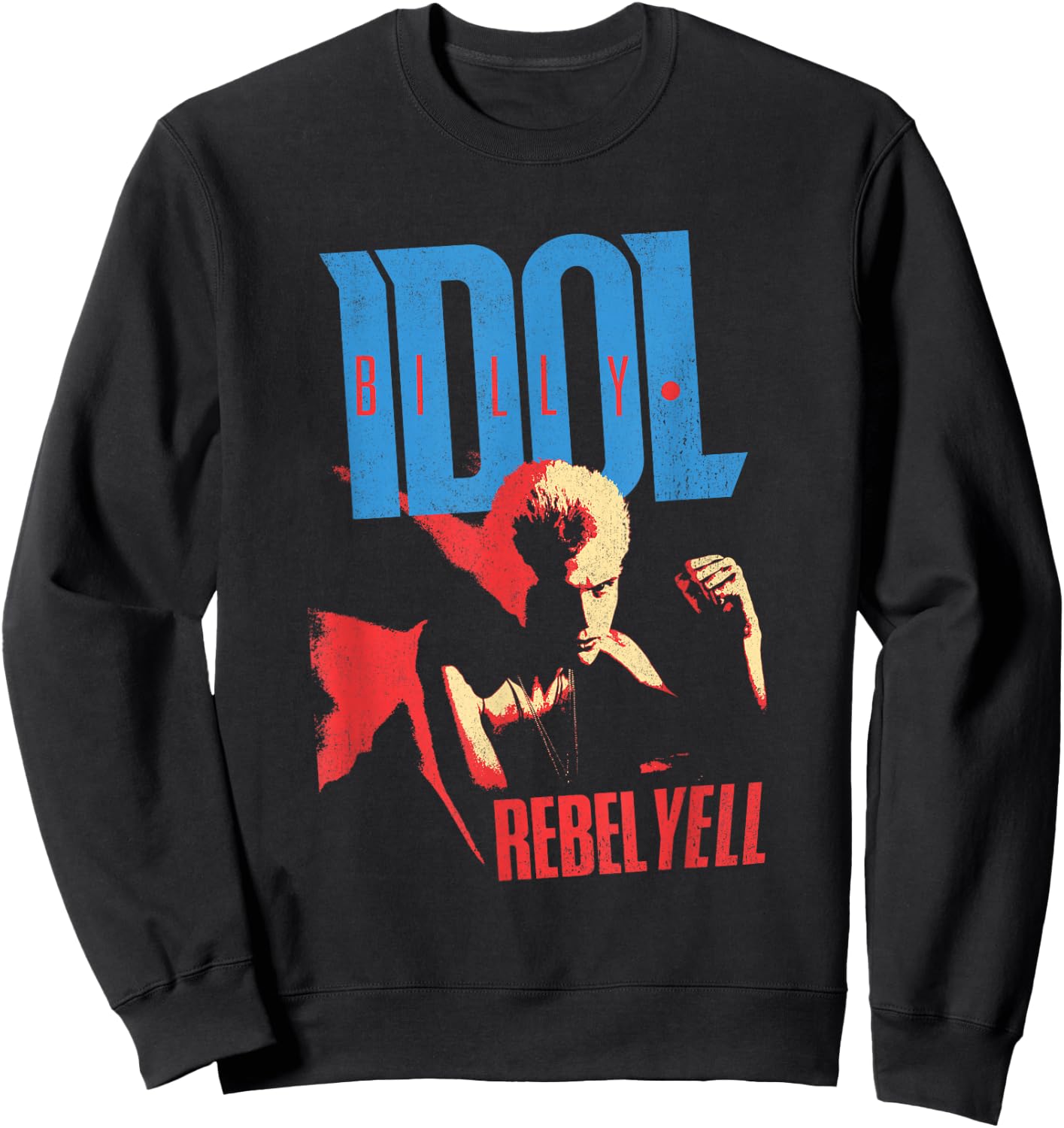 Billy Idol - Rebel Yell Tracklist Sweatshirt - Sweatshirt | Black