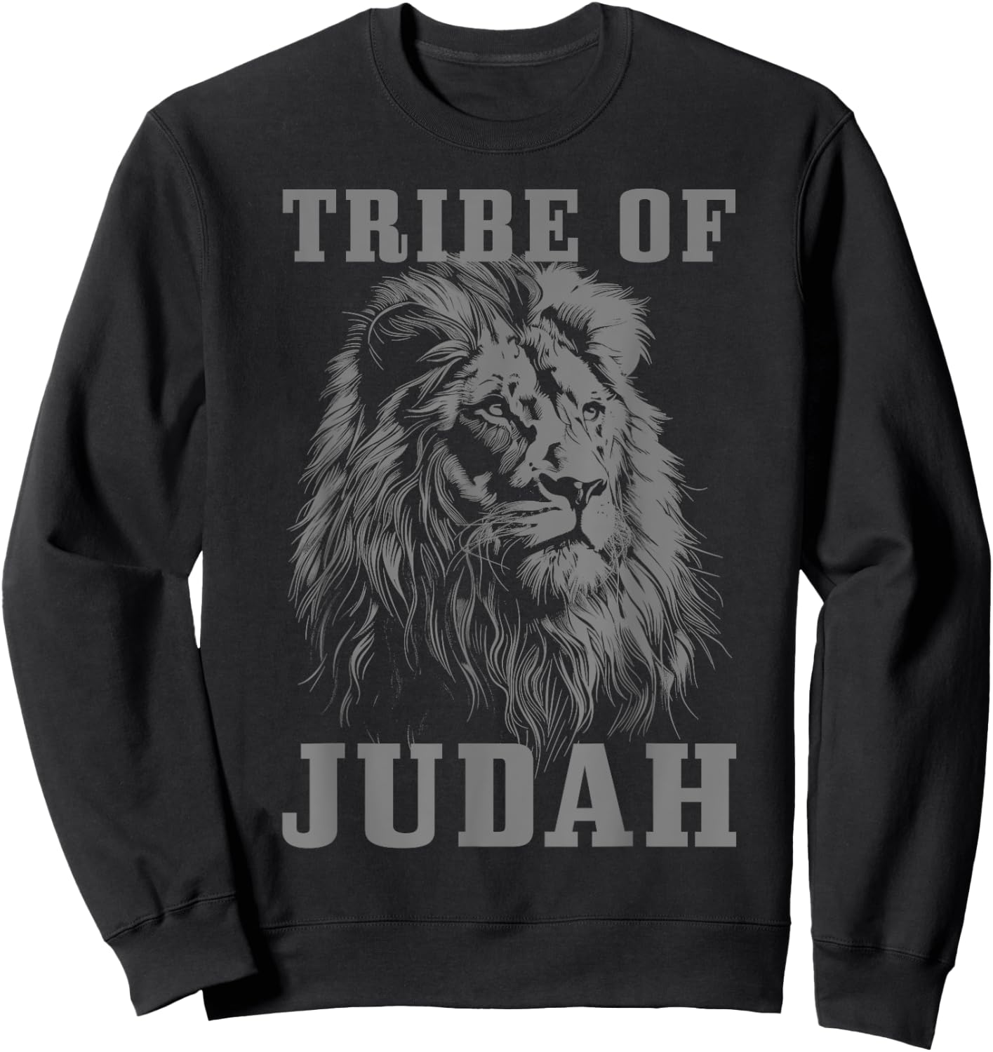 Lion Of Judah Tribe Hebrew Israelite Christian Jewish YHWH Sweatshirt - Sweatshirt | Black
