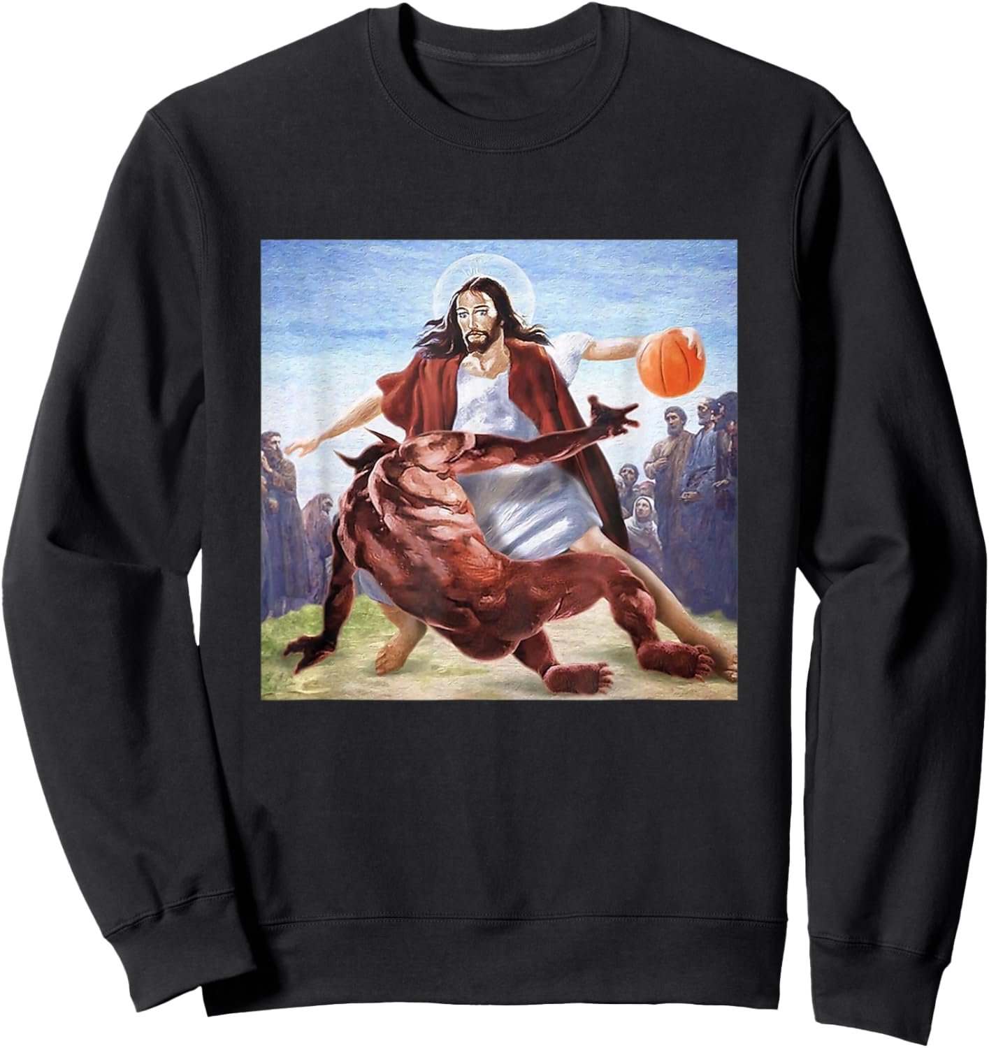 Xemrry Christian -Adults , Black, Small, Short Sleeve, Modern, Christian-themed novelty Sweatshirt - Sweatshirt | Black