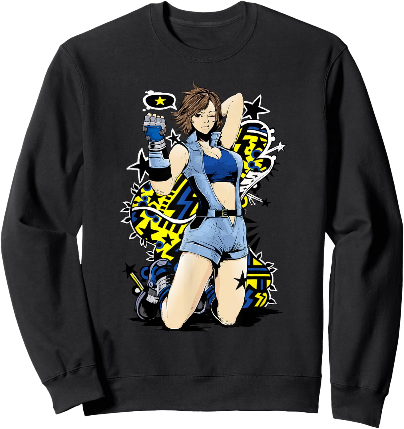 TEKKEN7 Asuka 002 Sweatshirt - Sweatshirt | Black