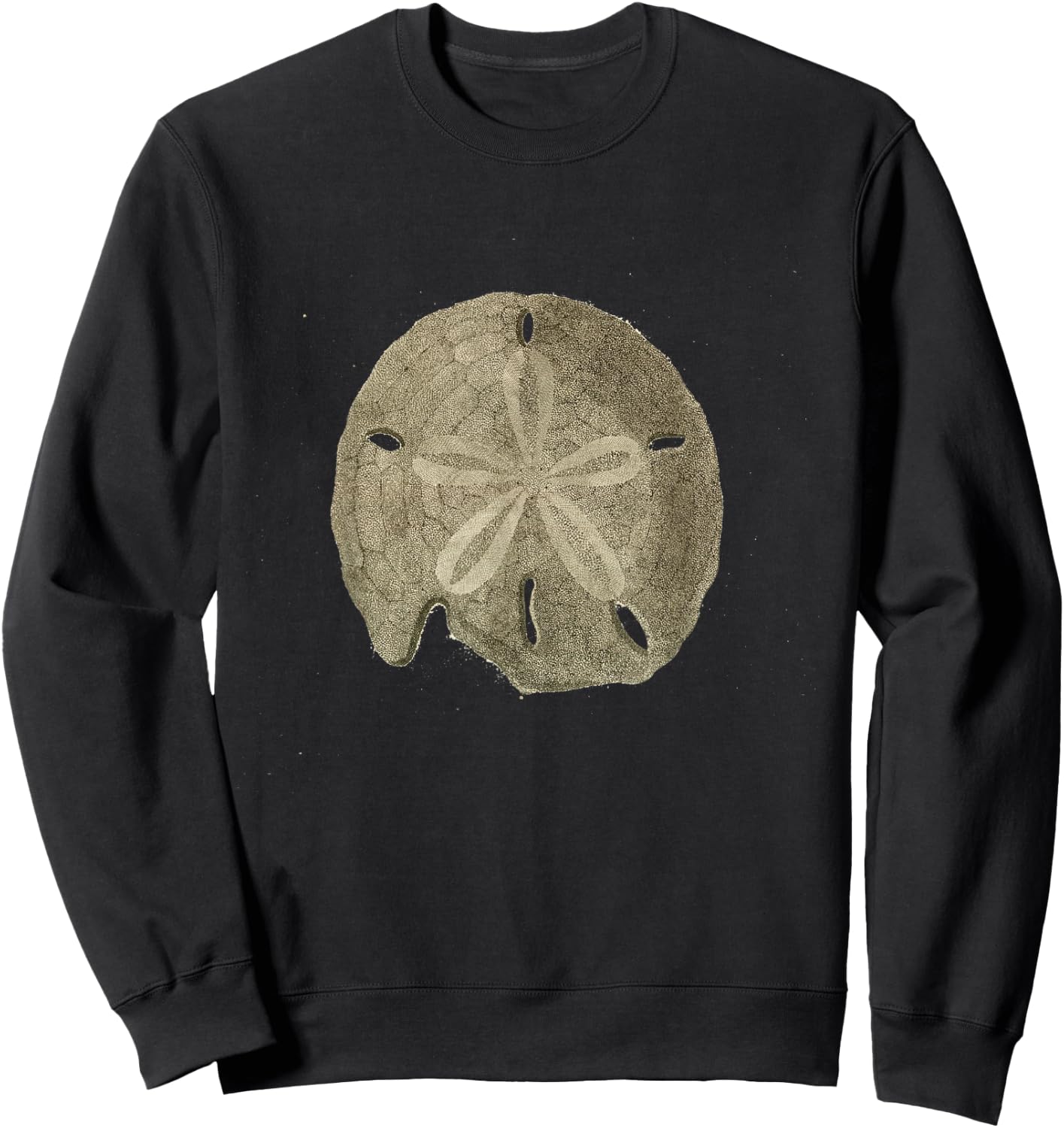 Vintage Sand Dollar Illustration (1799) Sweatshirt - Sweatshirt | Black