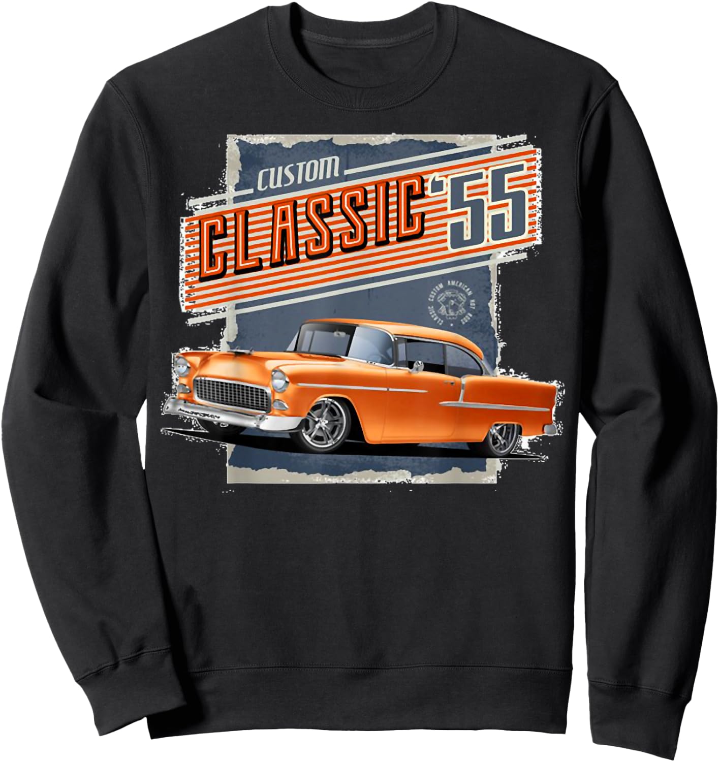 55 56 57 Chevys Truck vintage cars Sweatshirt - Sweatshirt | Black