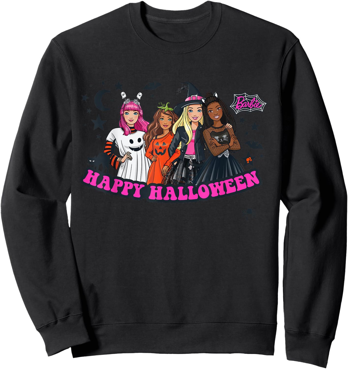 Barbie - Happy Halloween Trick or Treat Sweatshirt - Sweatshirt | Black