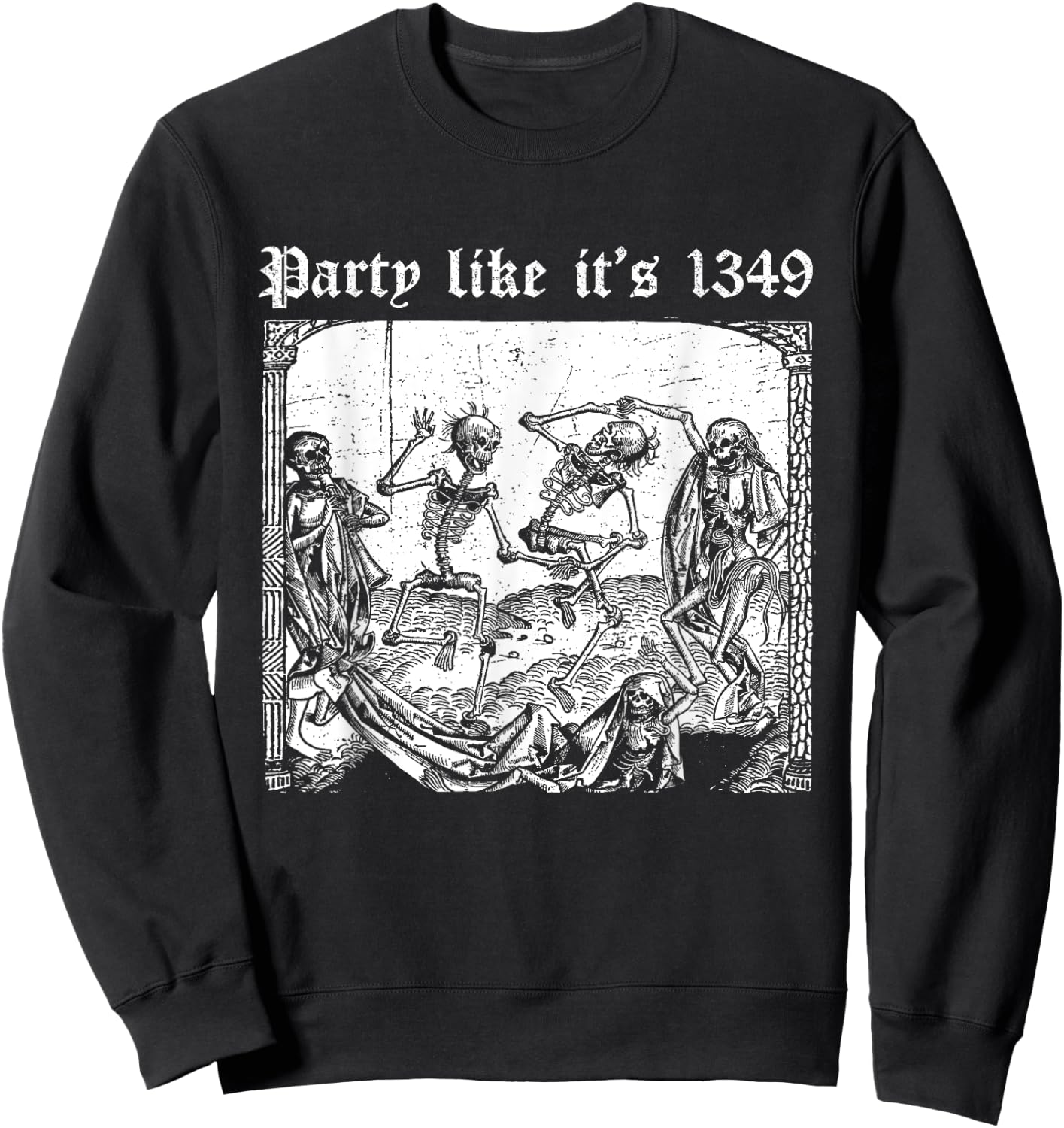 Party like it's 1349 | BLACK DEATH EUROPEAN TOUR Plague Rat Sweatshirt - Sweatshirt | Black