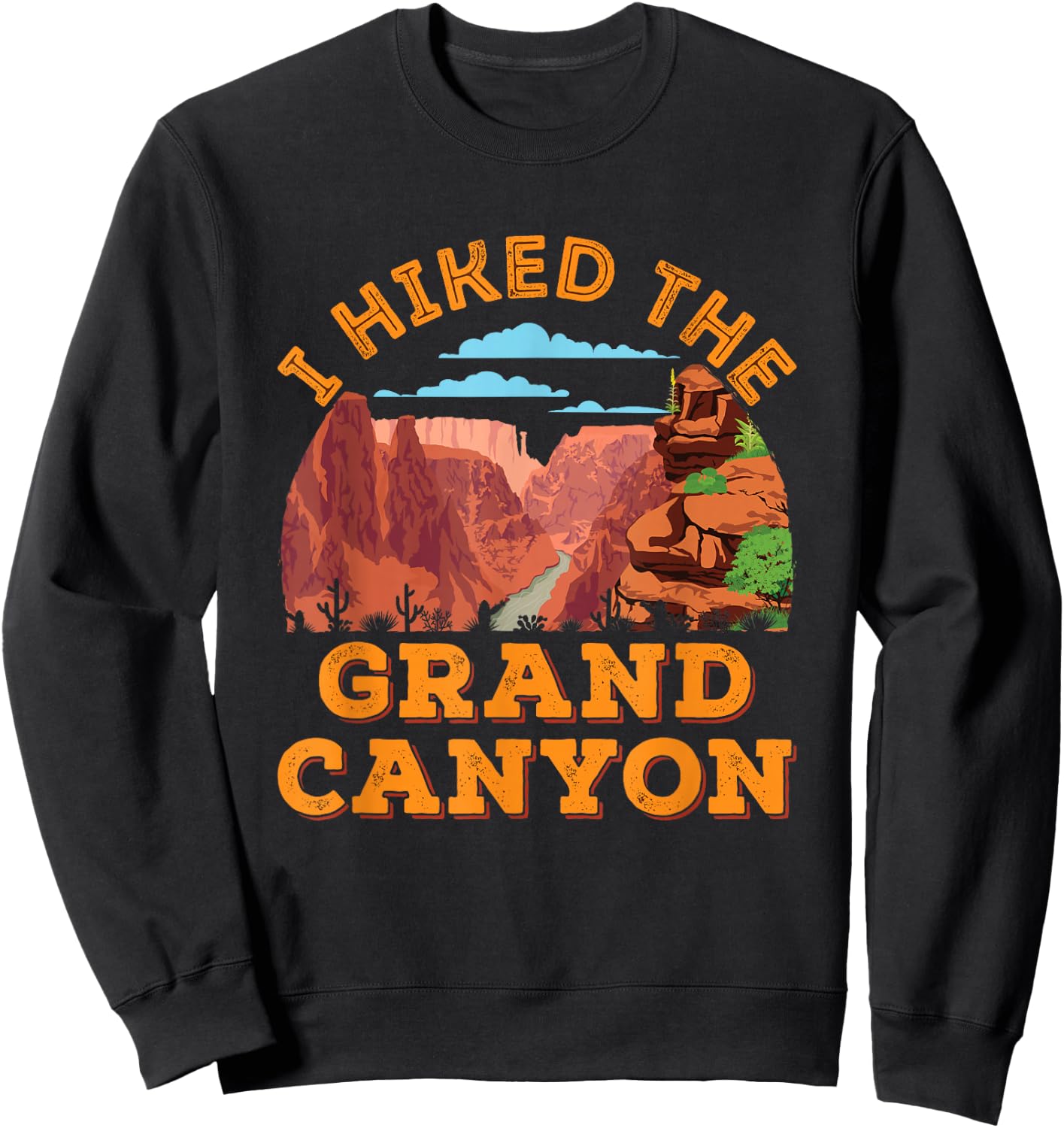 Grand Canyon Hiking Sweatshirt - Sweatshirt | Black