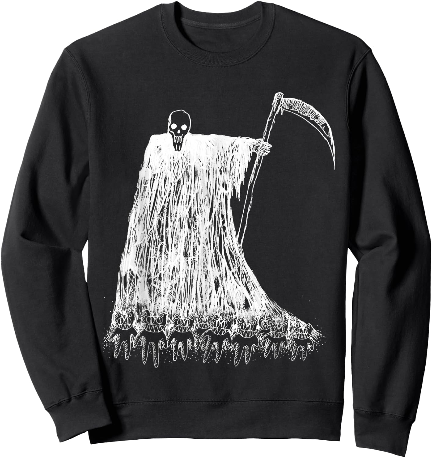 Graphic Radiomusic Vaporware Classic Art Halloween Outfits Sweatshirt - Sweatshirt | Black