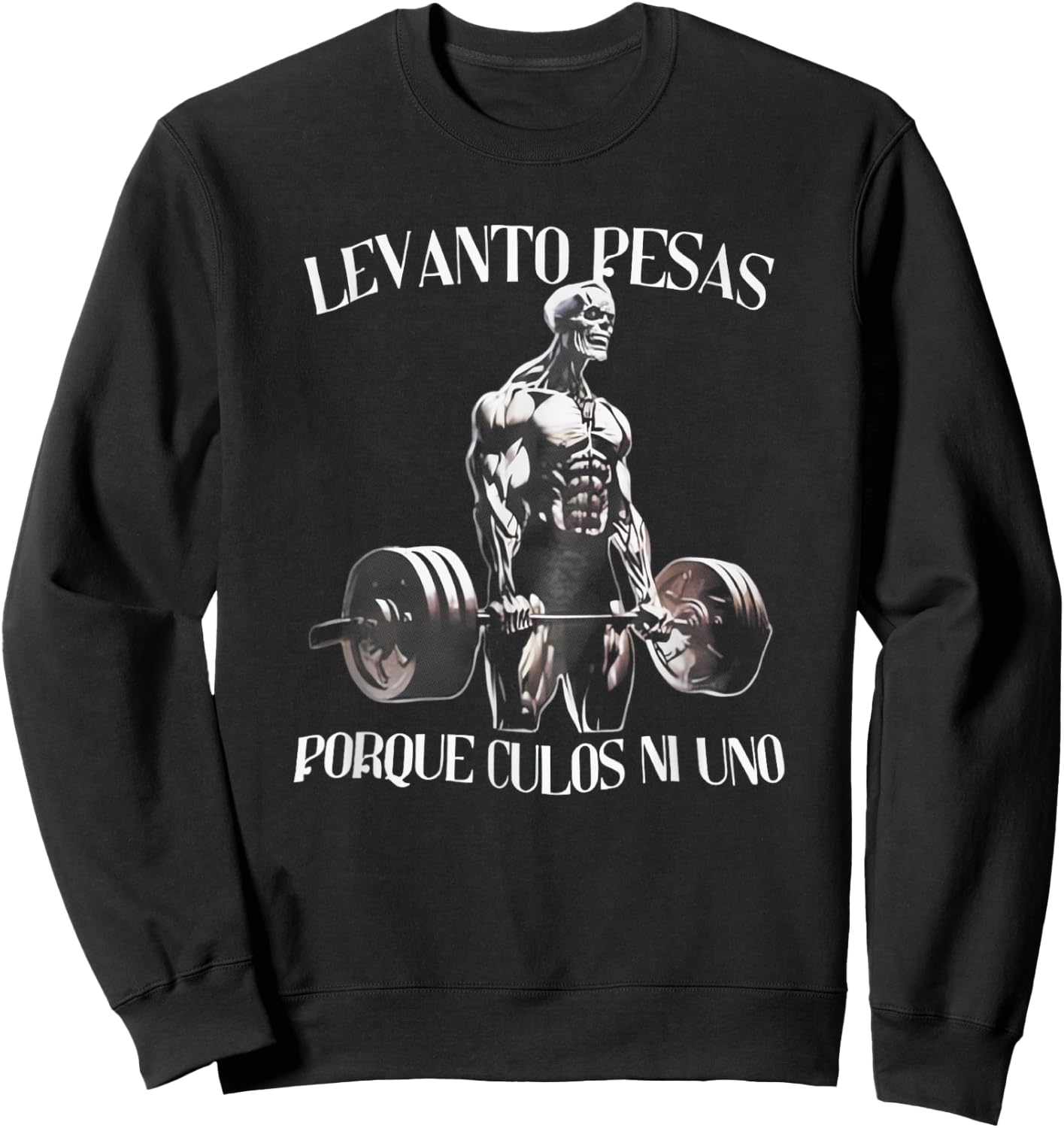 Levantando Pesas fierros por qué culos no levanto ni uno Sweatshirt - Sweatshirt | Black