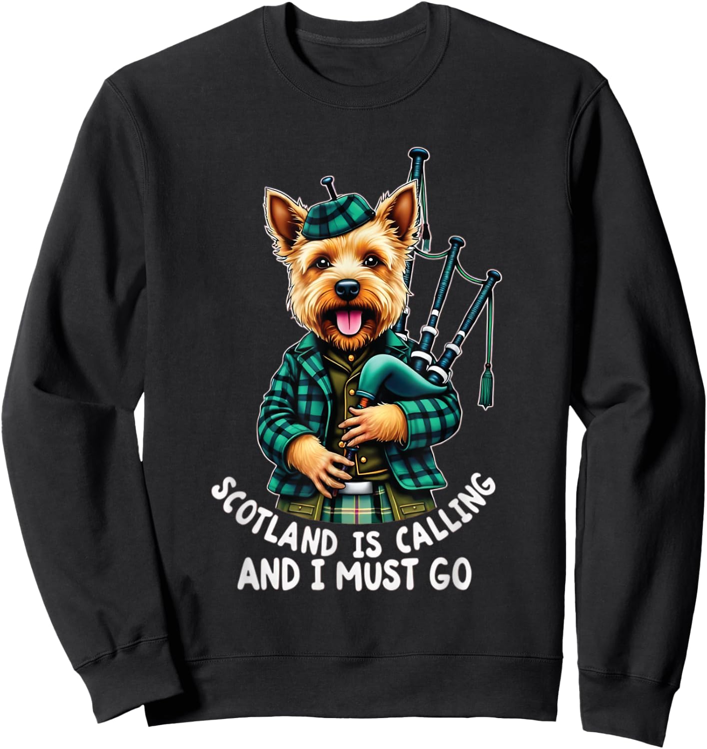 Scotland is Calling shirt Embrace Adventure and Culture Sweatshirt - Sweatshirt | Black