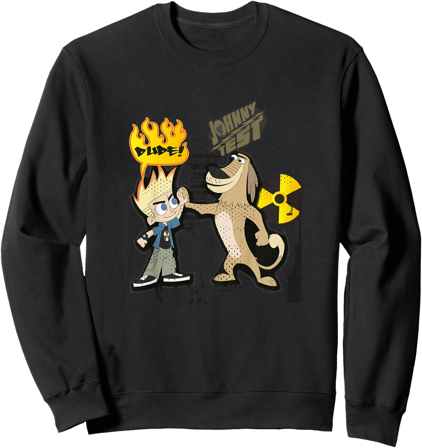 Johnny Test - Dukey Dude! Sweatshirt - Sweatshirt | Black