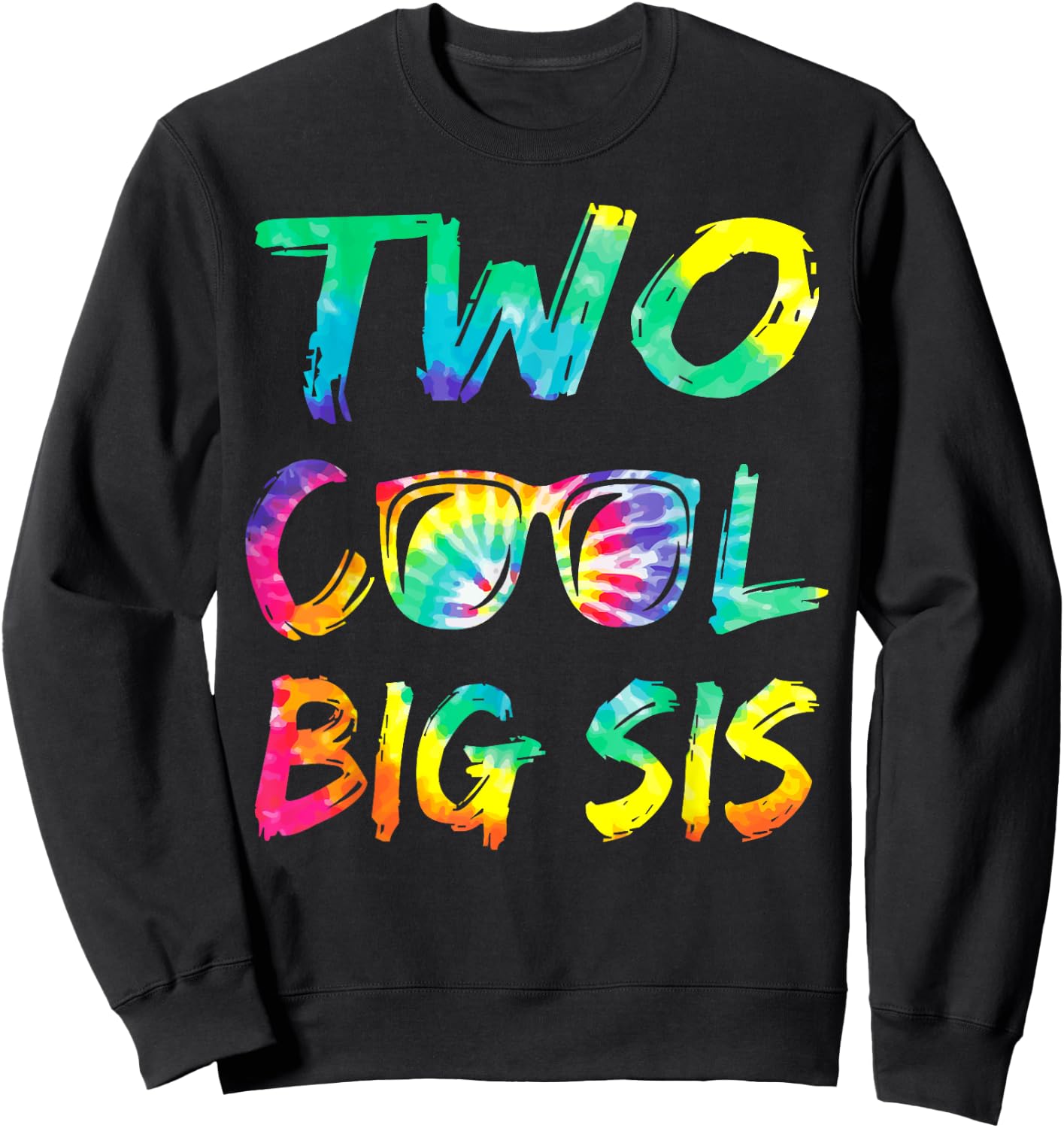 Big Sister Of The Birthday Boy Two Cool 2nd Bday Family Sweatshirt - Sweatshirt | Black