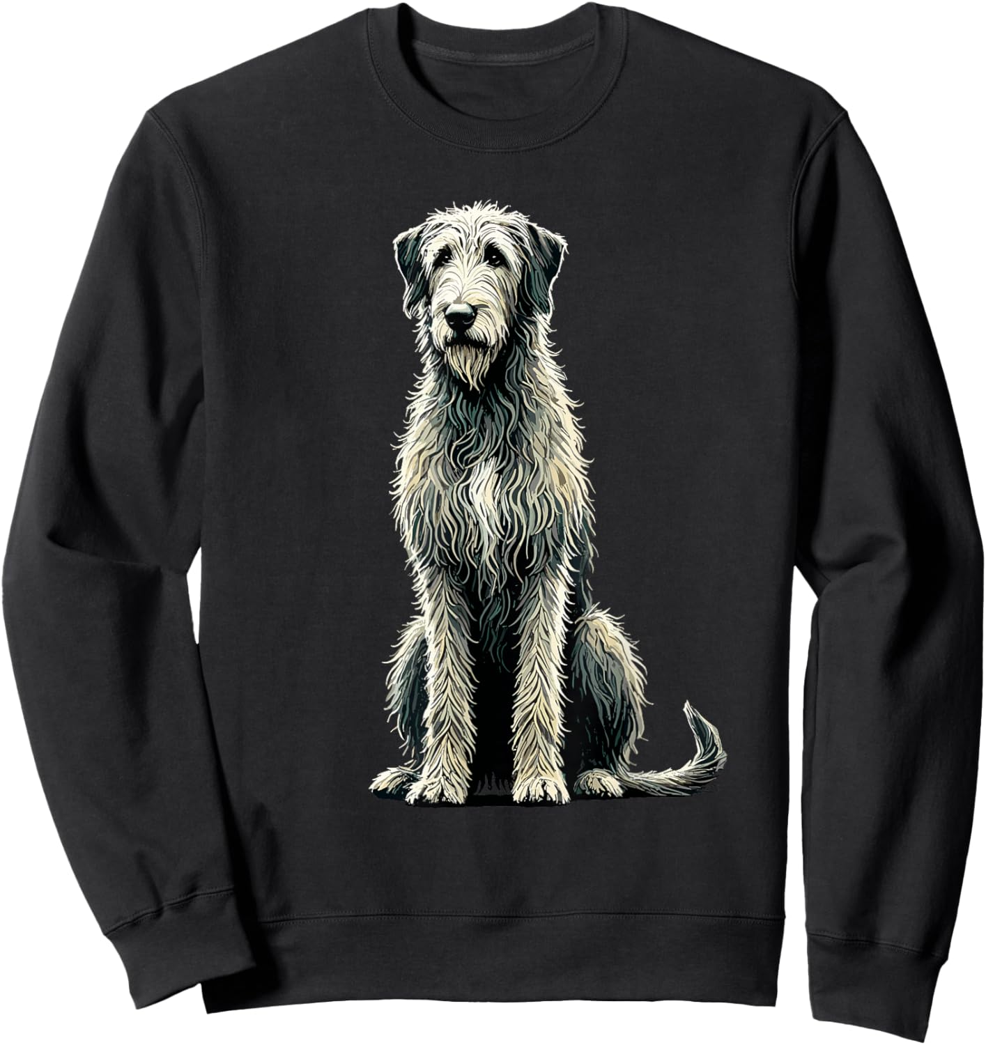 Irish Wolfhound Sweatshirt - Sweatshirt | Black