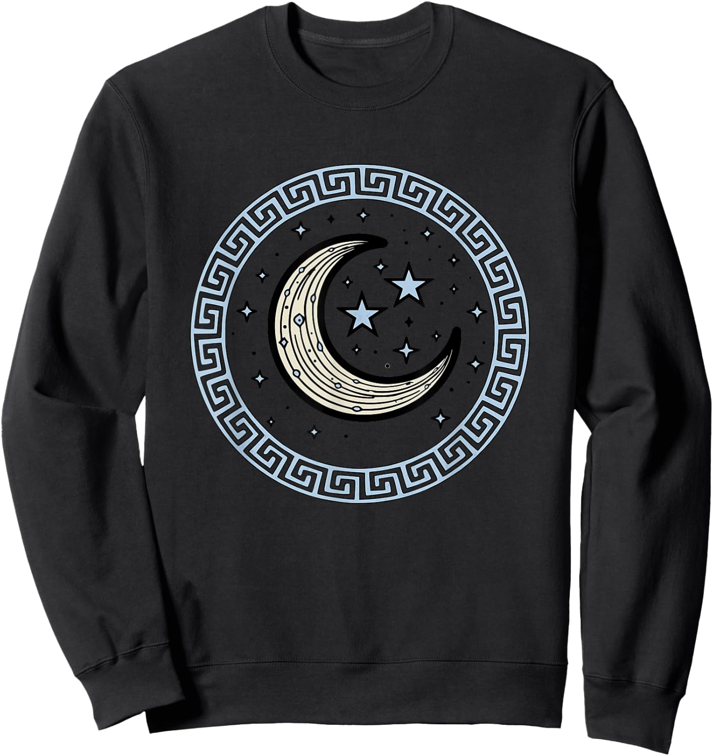 Nyx Goddess of Night Symbol of Greek Mythology Sweatshirt - Sweatshirt | Black