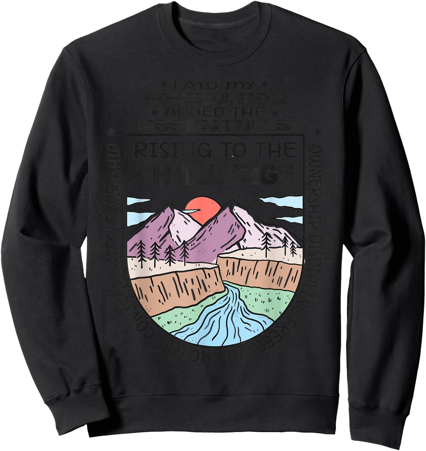 CC tutor rising to the challenge classical conversations Sweatshirt - Sweatshirt | Black