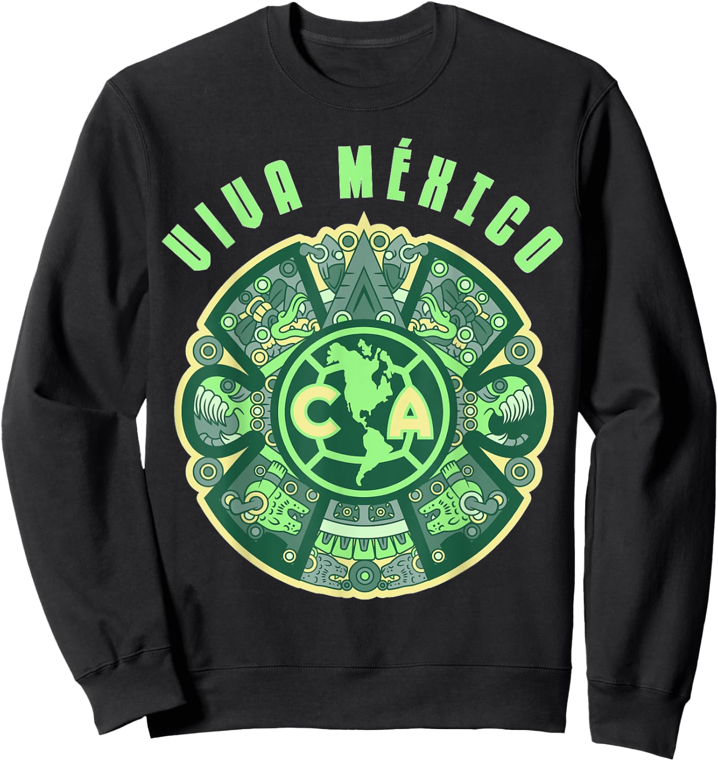 Club América supports the Mexican Soccer team ¡Vamos Tri! Sweatshirt - Sweatshirt | Black