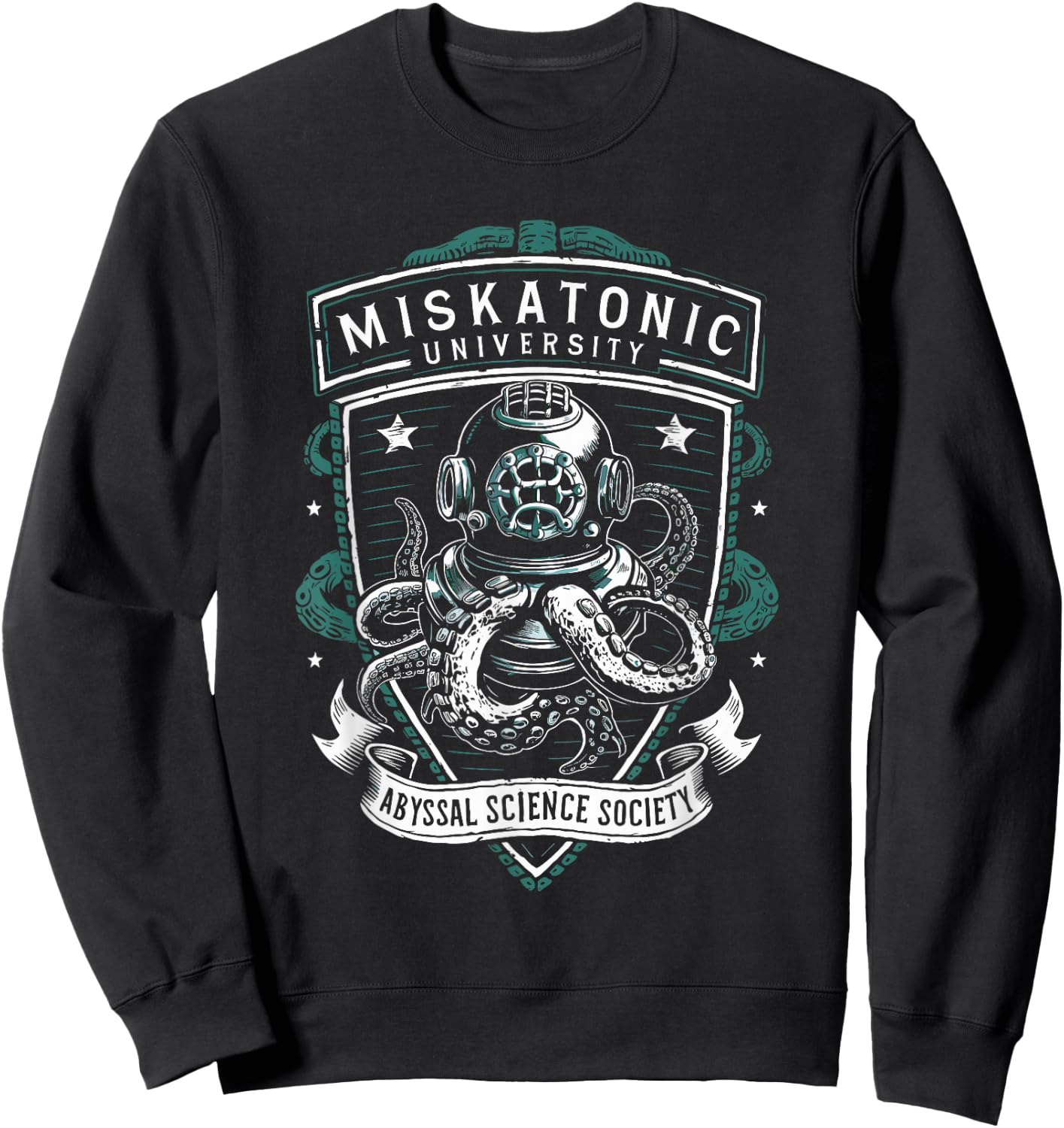 Miskatonic University Abyssal Science Society, Cthulhu Sweatshirt - Sweatshirt | Black