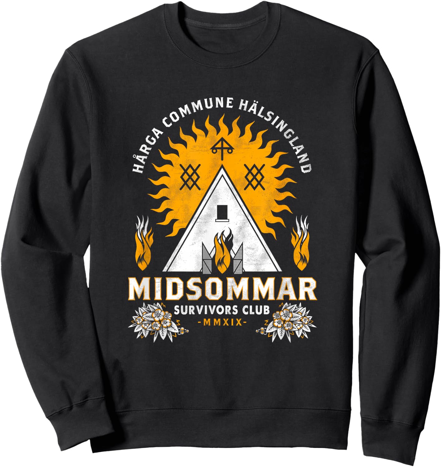 Midsommar Survival Club - Scary Horror - Summer Festival Sweatshirt - Sweatshirt | Black
