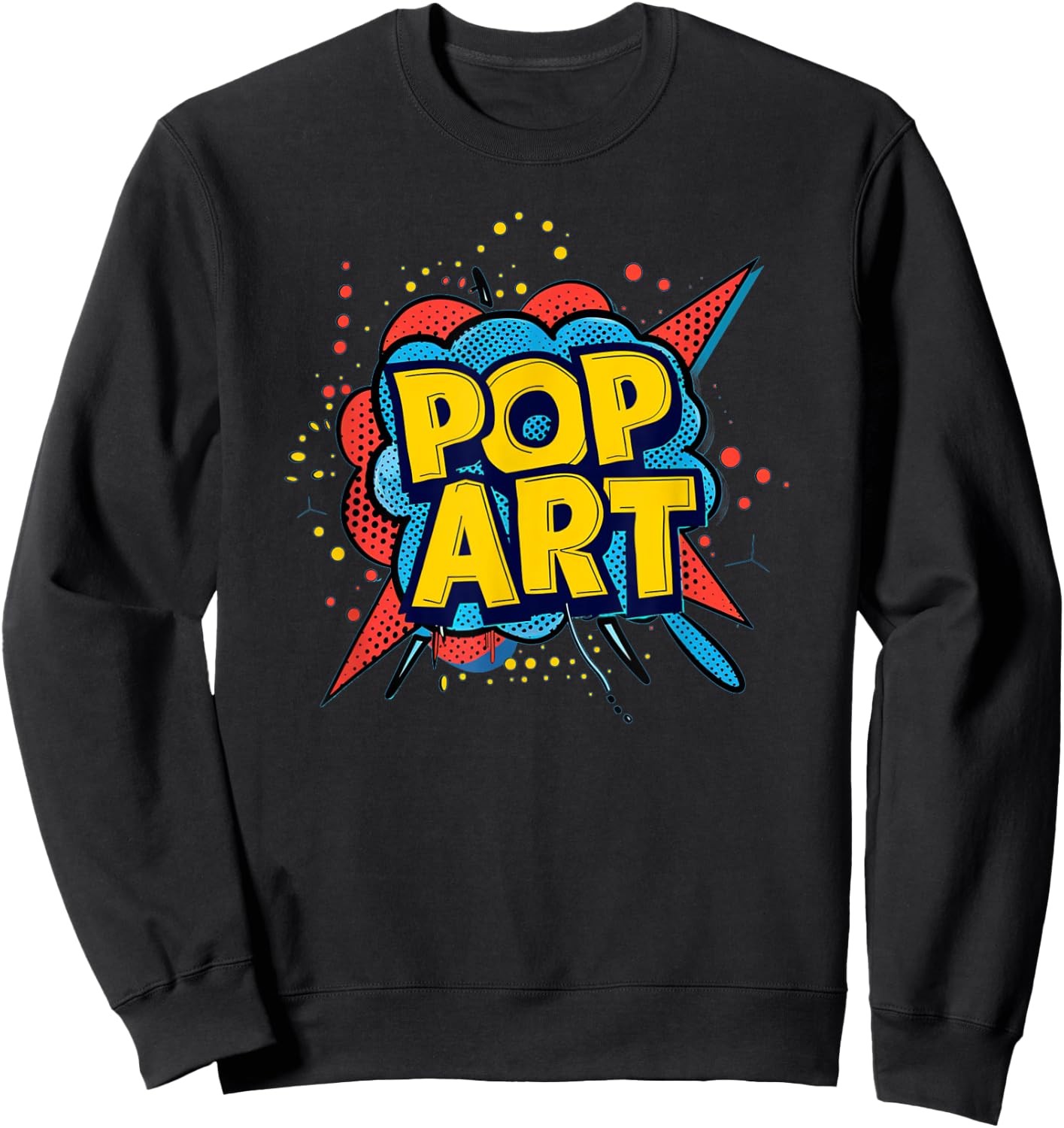 Pop Art Costume for Man and Woman Sweatshirt - Sweatshirt | Black