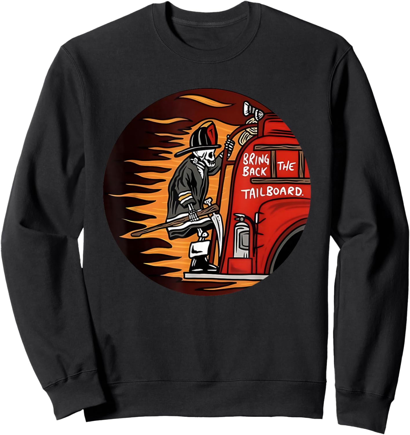 Skeleton Bring Back The Tailboard Sweatshirt - Sweatshirt | Black