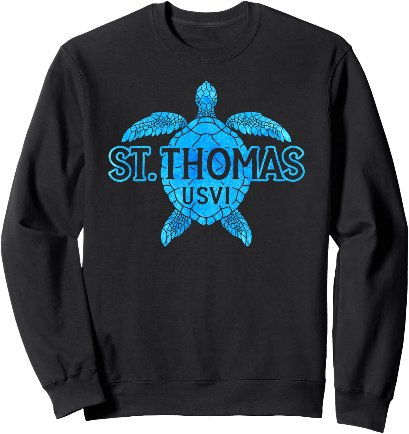 St Thomas Sea Turtles Vacation Souvenir Boys Girls Sweatshirt - Sweatshirt | Black