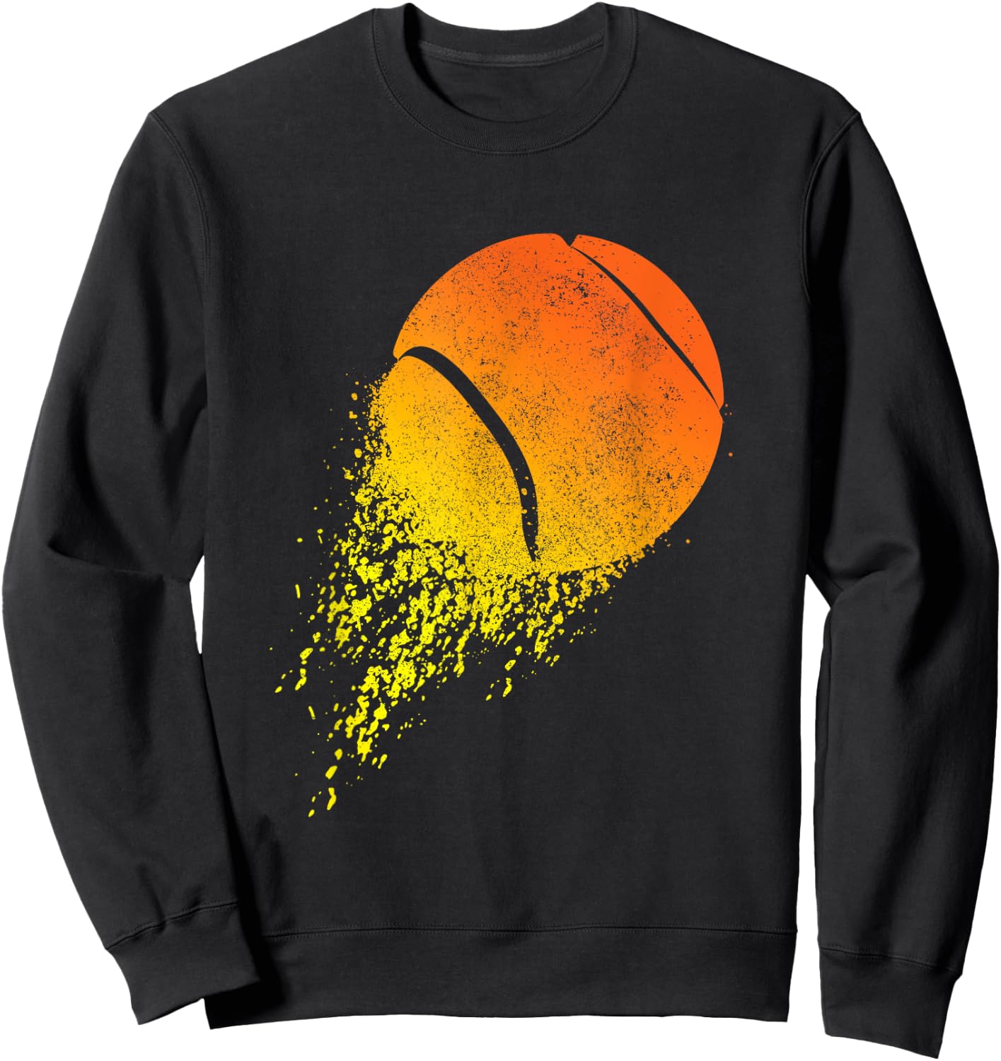 Tennis Player Sport Vintage Men Women Tennis Sweatshirt - Sweatshirt | Black
