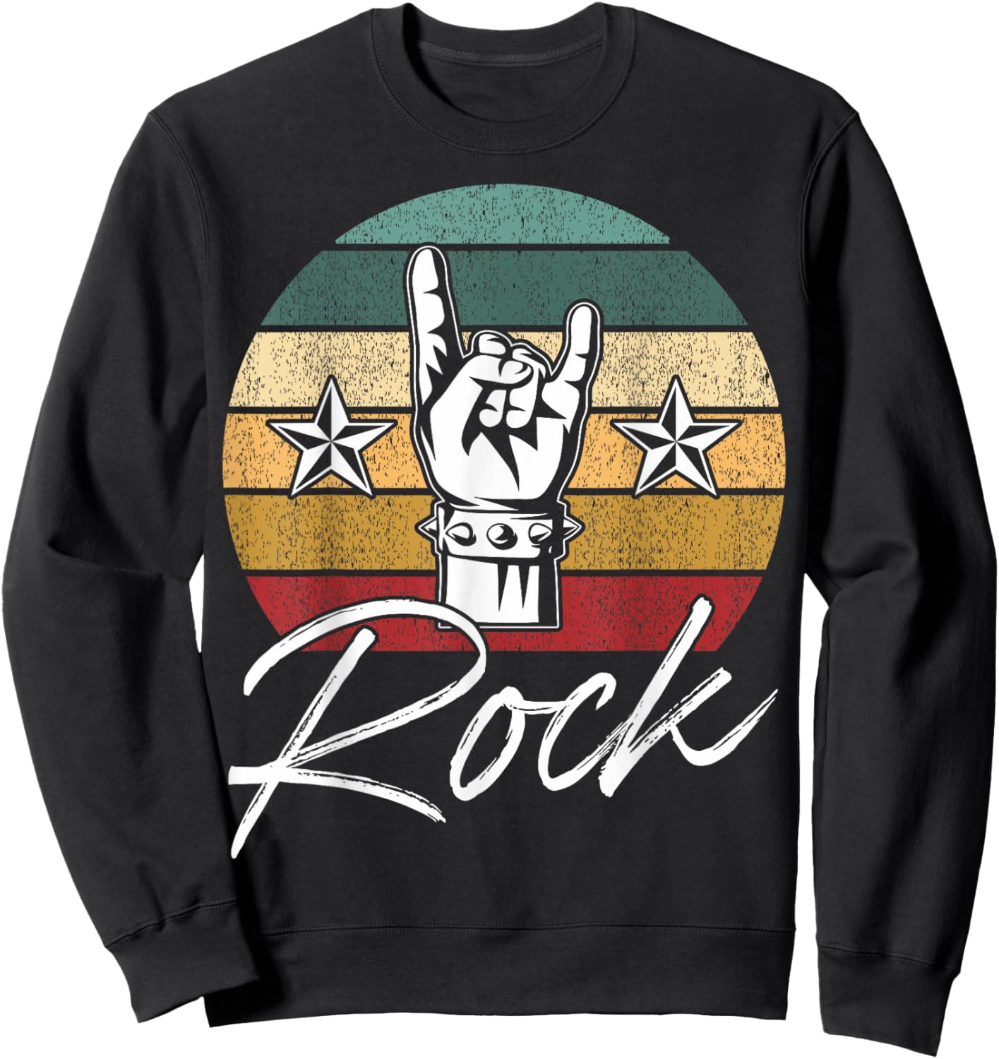 Rock Musicians Rock Music Fans Classic Rock Music Lovers Sweatshirt - Sweatshirt | Black