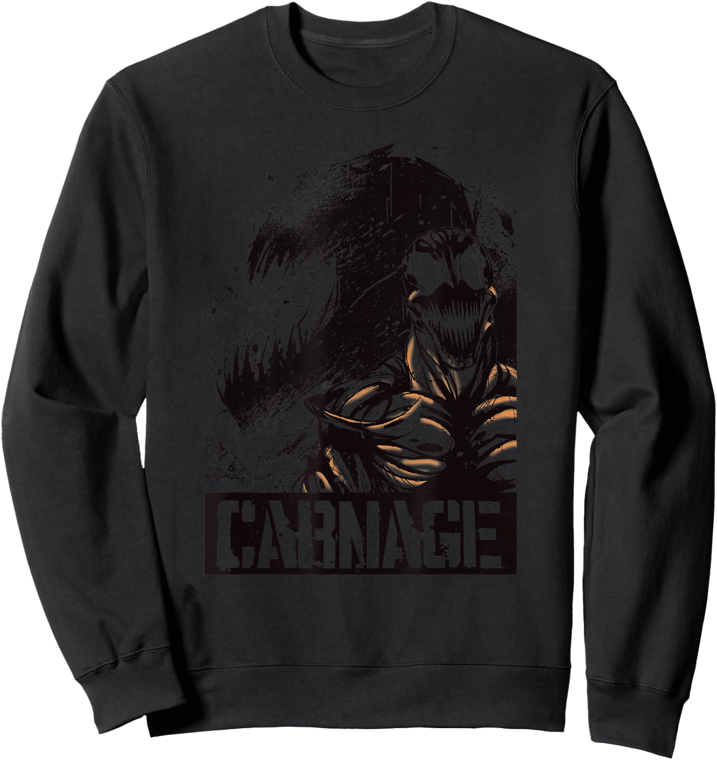 Marvel Carnage Shadow Comic Silhouette Poster Sweatshirt - Sweatshirt | Black