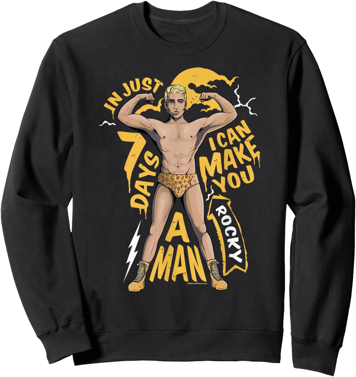 Rocky Horror Show Rocky I can Make You A Man Sweatshirt - Sweatshirt | Black