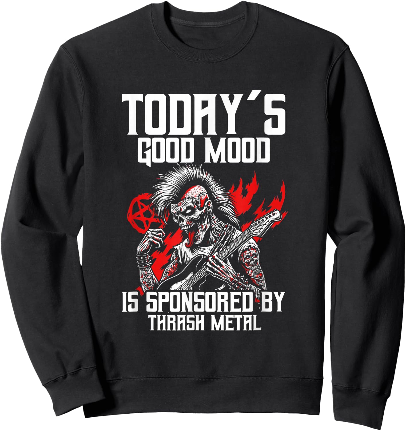 Thrash Metal Music Genre Metal Fan Festival Thrash Metal Sweatshirt - Sweatshirt | Black