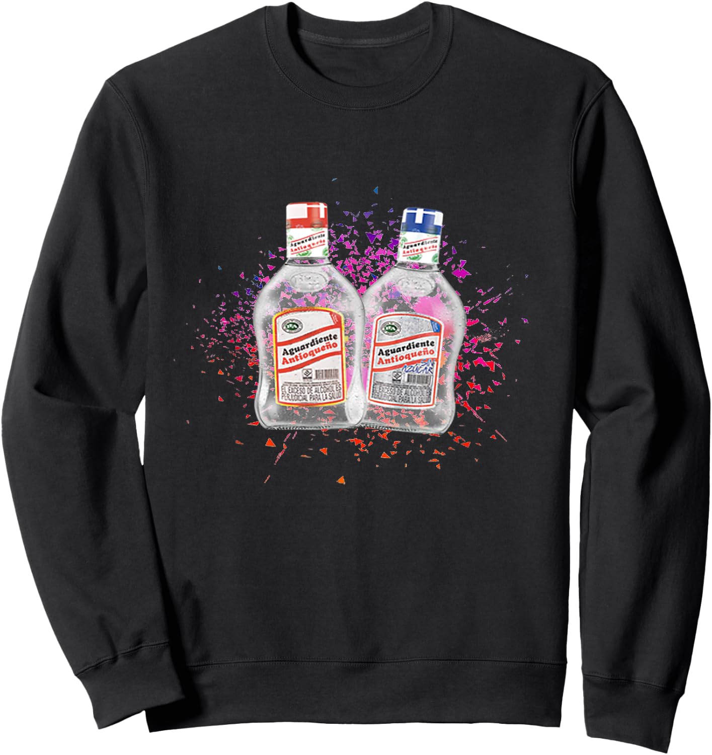 Aguardiente colombian drink Sweatshirt - Sweatshirt | Black