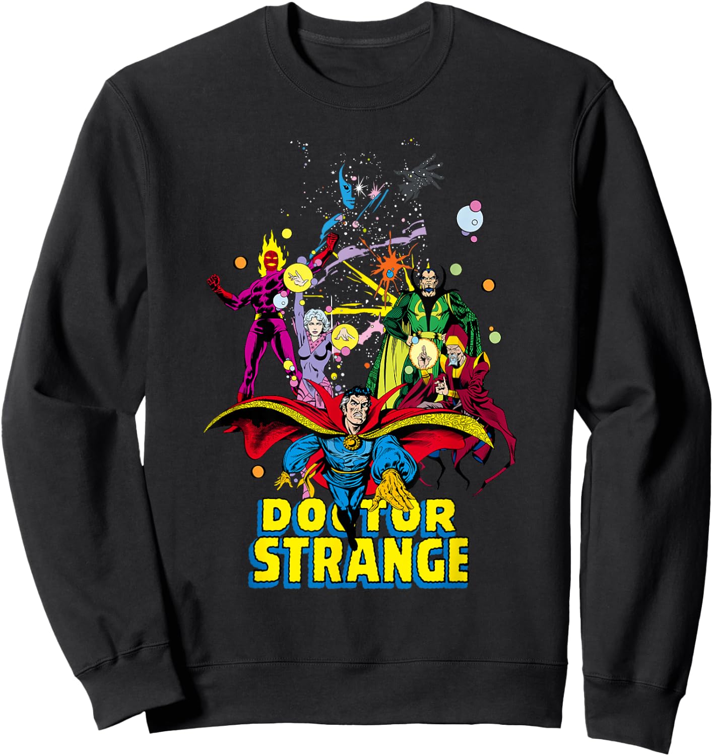 Marvel Comics Retro Doctor Strange Vintage Sorcerer Sweatshirt - Sweatshirt | Black
