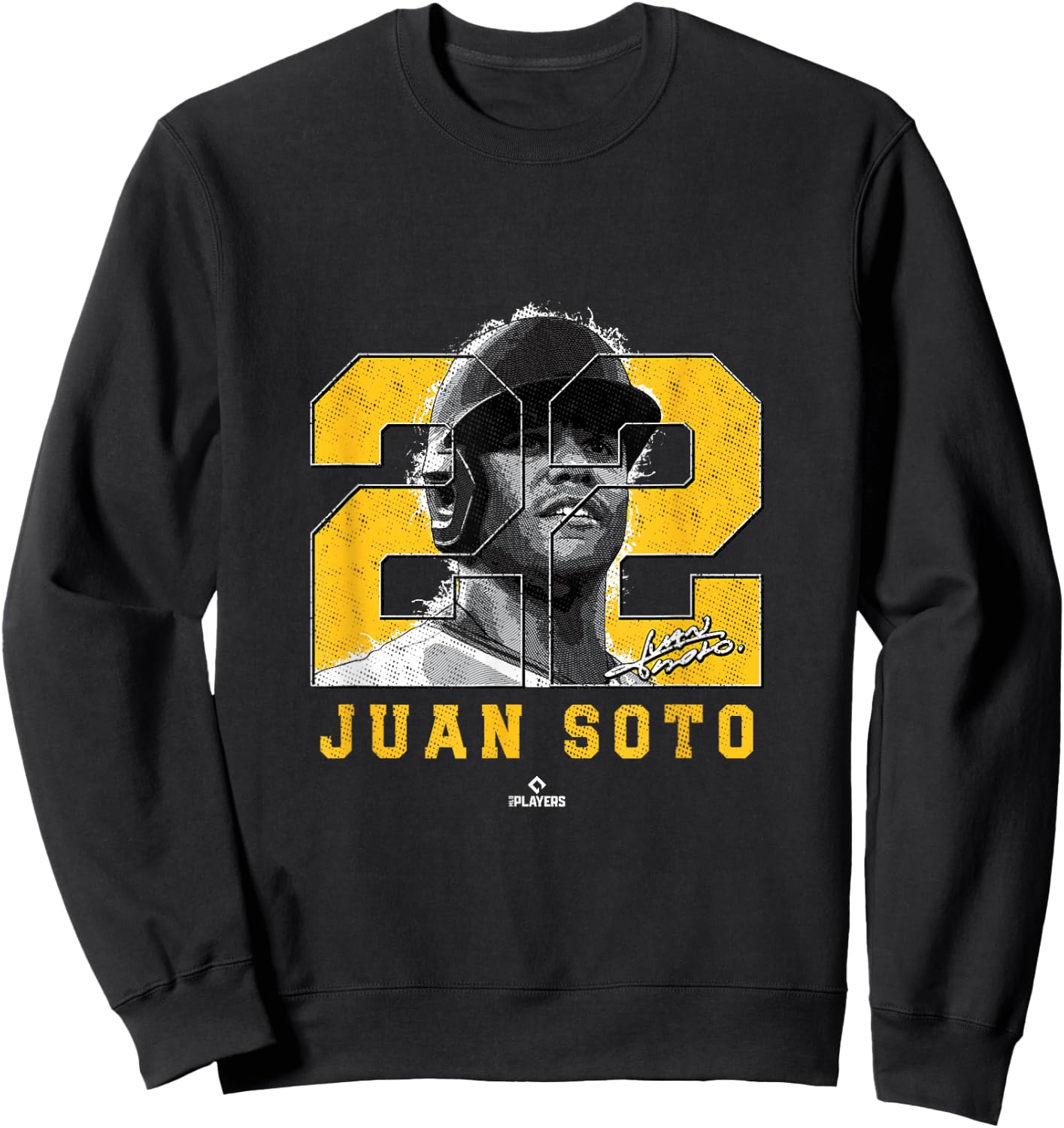 Juan Soto Silhouette San Diego MLBPA Sweatshirt - Sweatshirt | Black