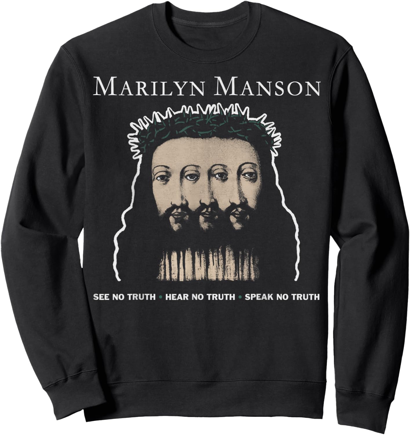 Marilyn Manson – Tripple Jesus Sweatshirt - Sweatshirt | Black