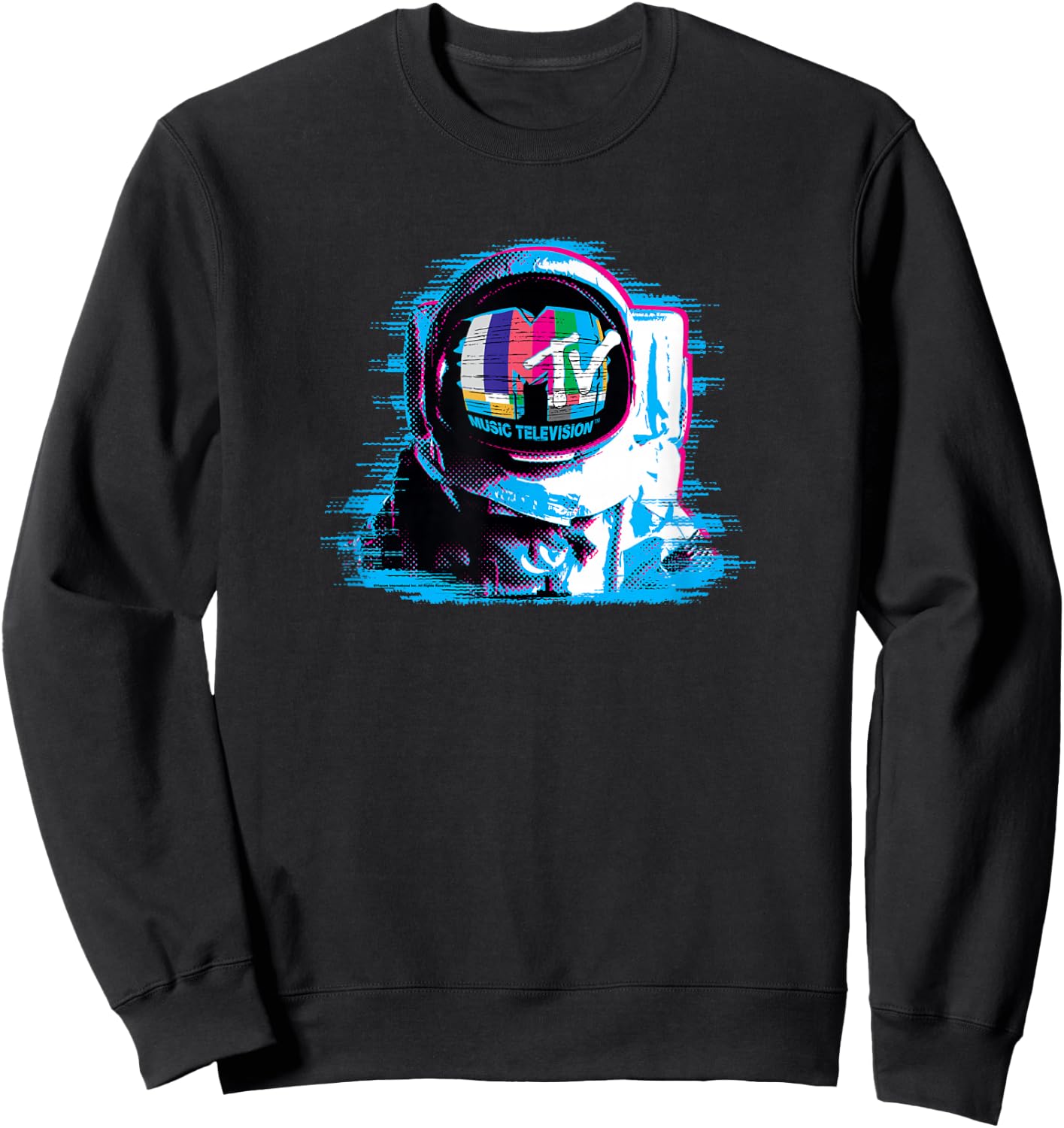 MTV - Astronaut Logo Sweatshirt - Sweatshirt | Black