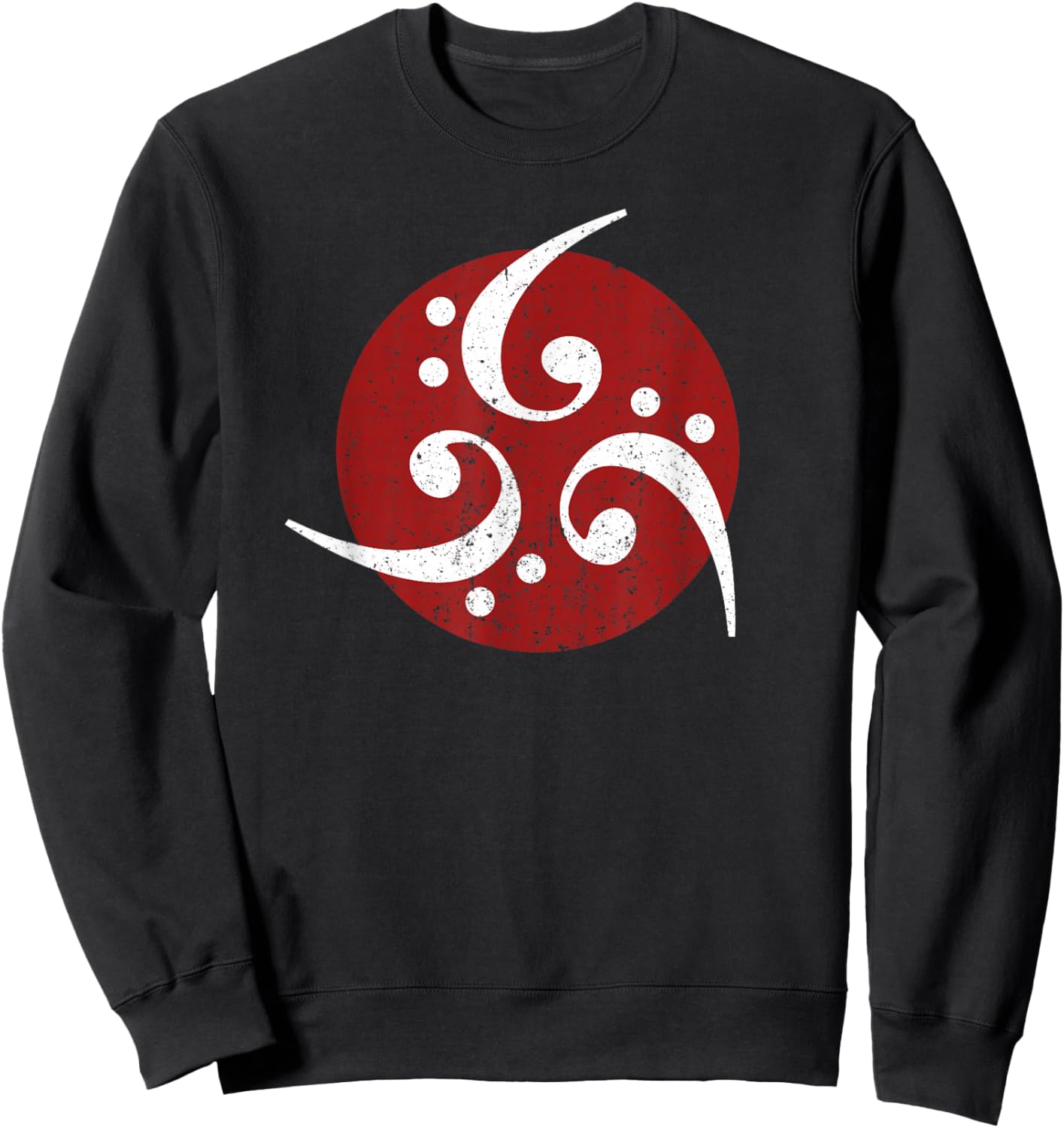 Bass Clef Vintage Bassist Bass Player Art Musician Sweatshirt - Sweatshirt | Black